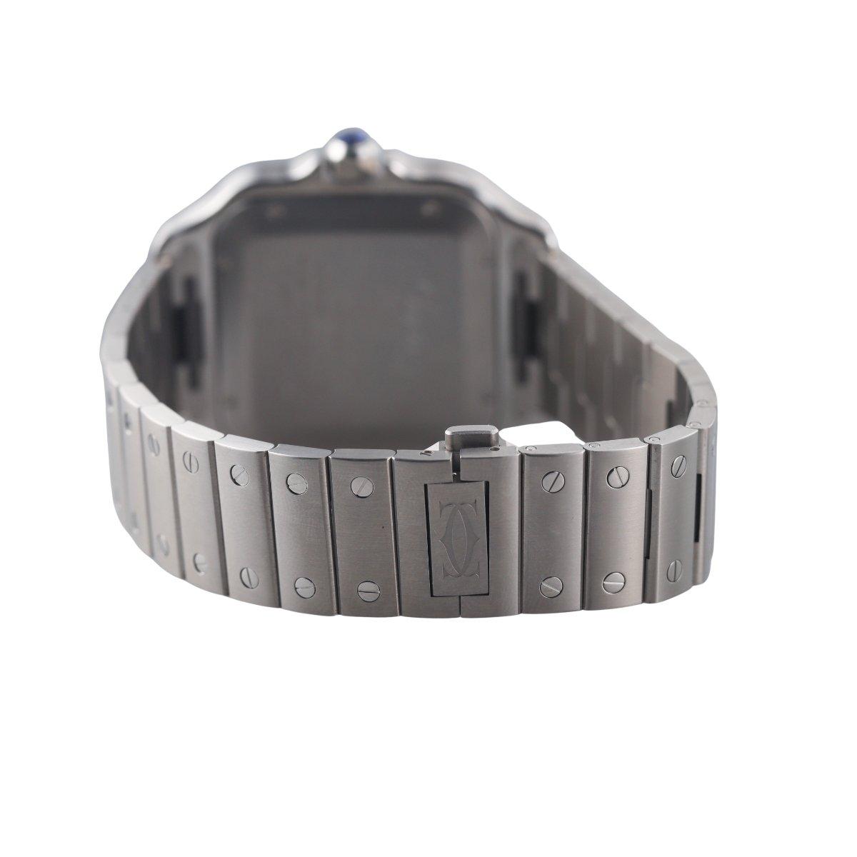 Santos de Cartier Large Model Automatic Steel Watch WSSA0018