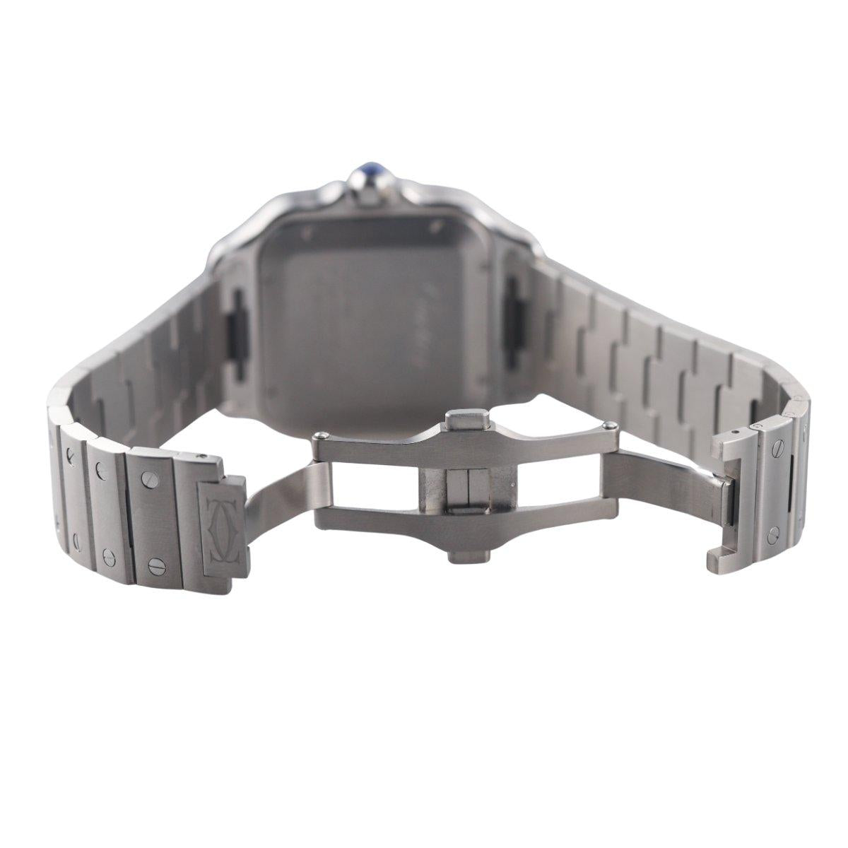 Santos de Cartier Large Model Automatic Steel Watch WSSA0018