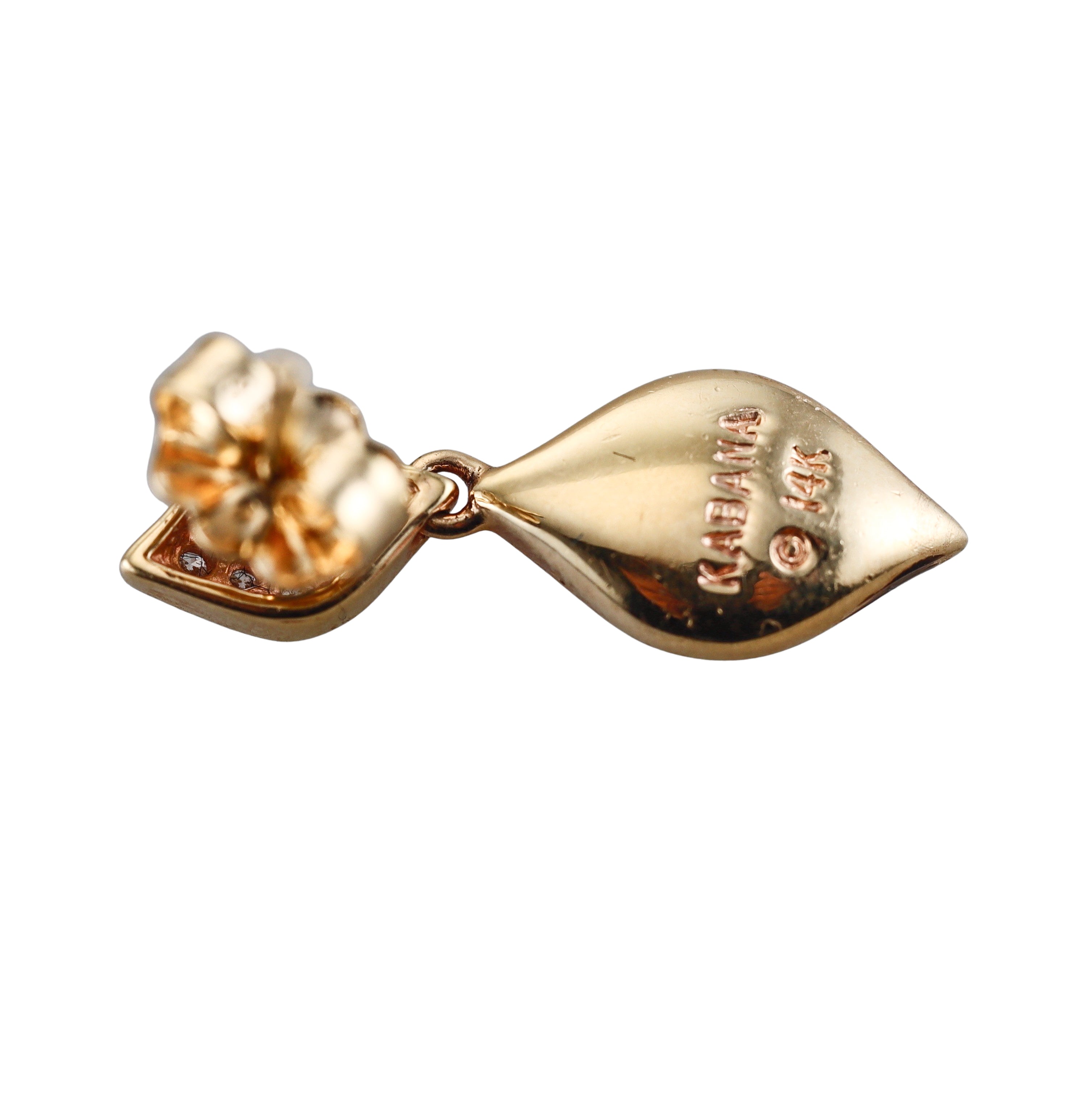 Kabana 14K Yellow Gold Opal Diamond Drop Earrings