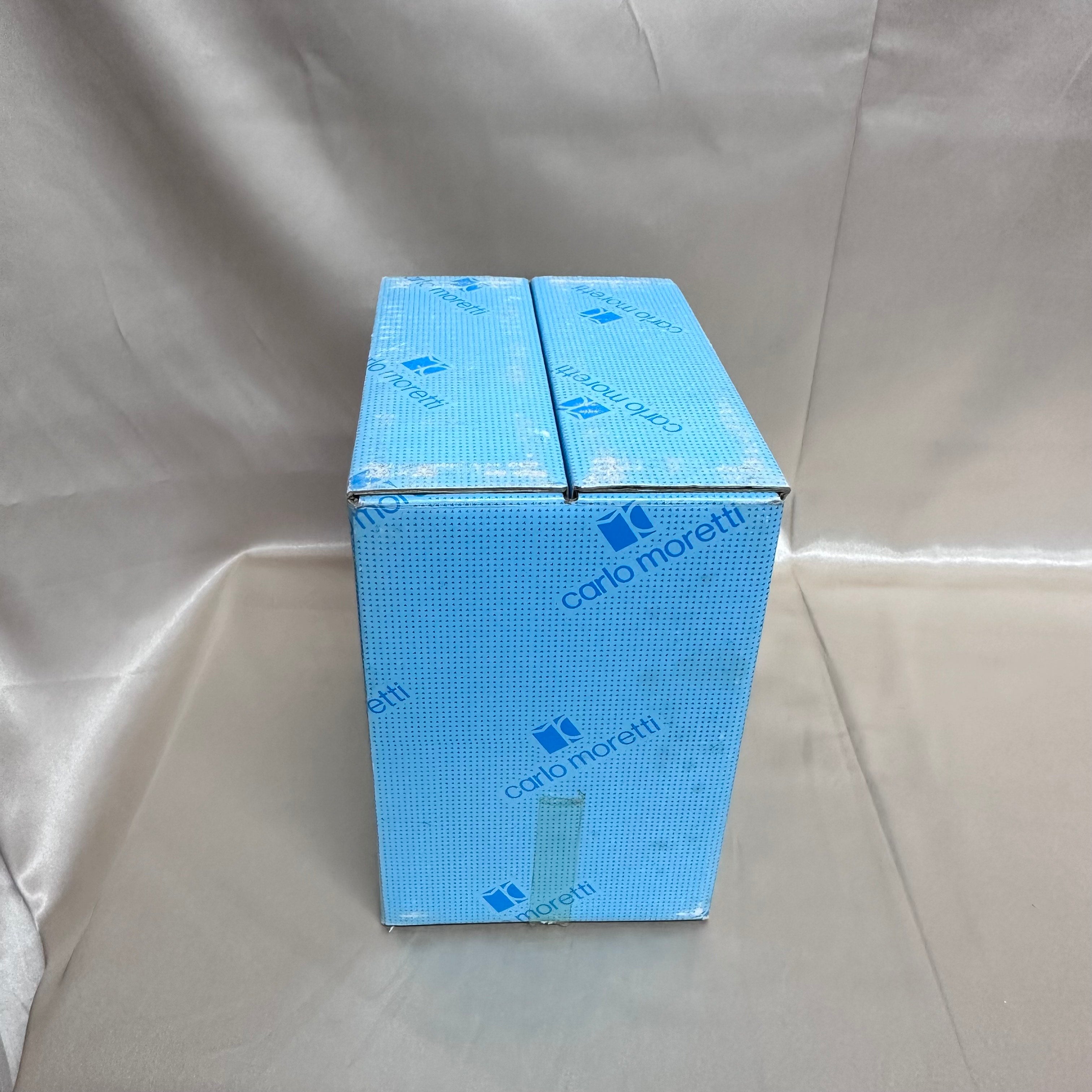 Moretti Murano Green Purple Champagne Flutes Glass Set of 6