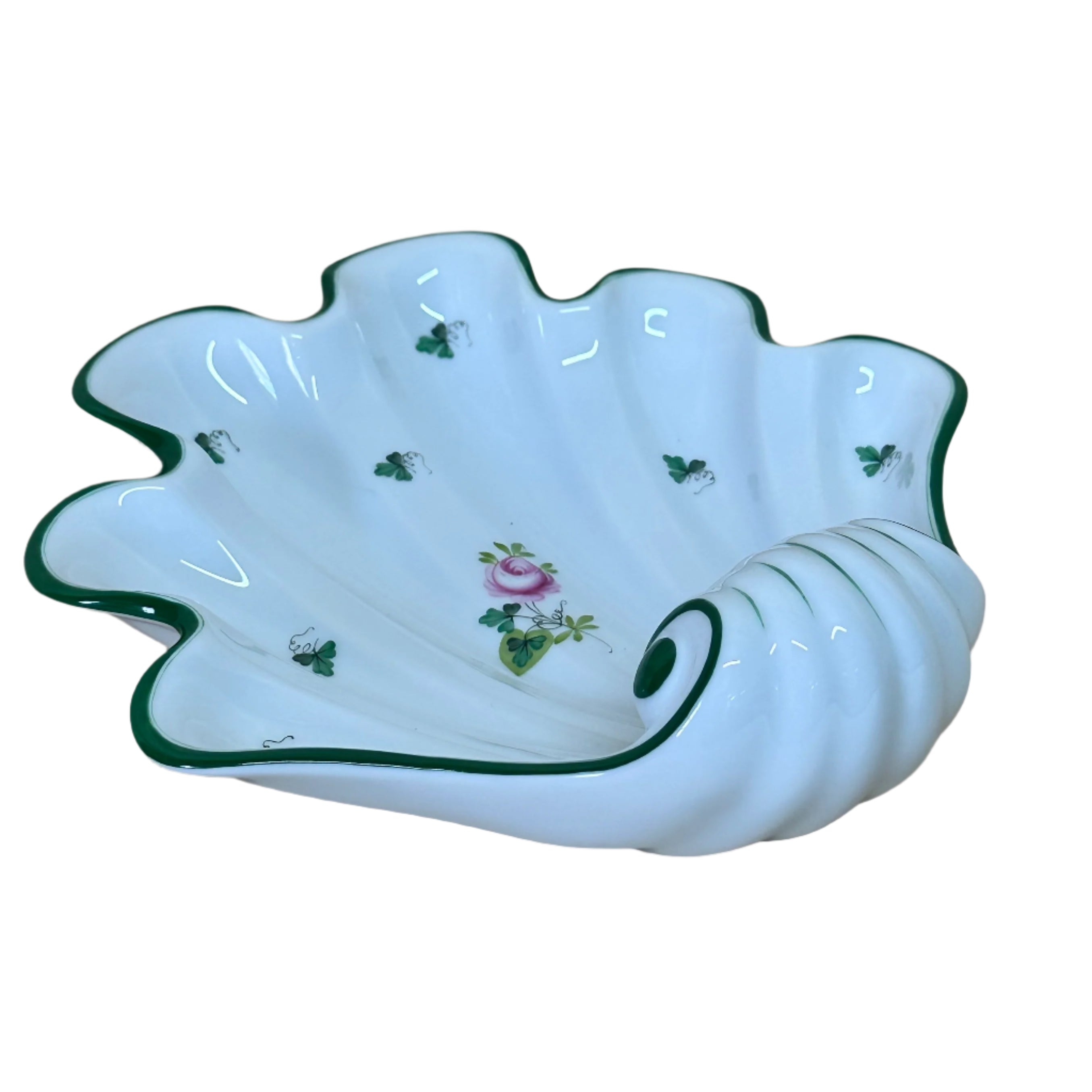 Herend Vienna Rose Shell Shaped Dish 7521-0-00/VRH