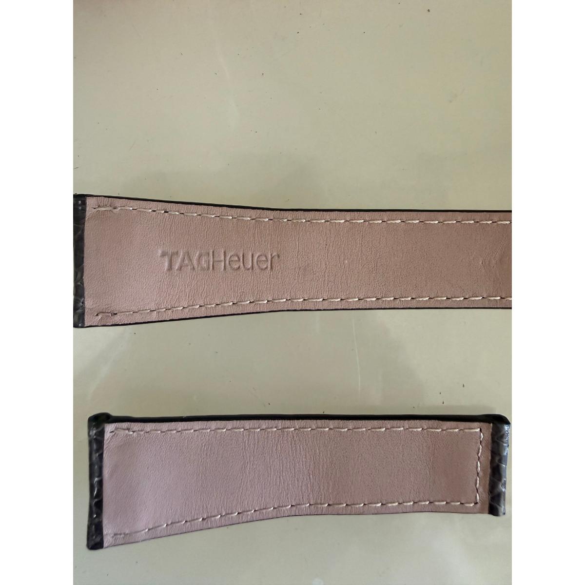 Authentic TAG Heuer Leather Watch Strap Band 22mm