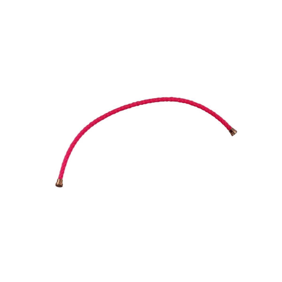 Fred Force 10 Bracelet Neon Pink Cable Medium MM QA-1757
