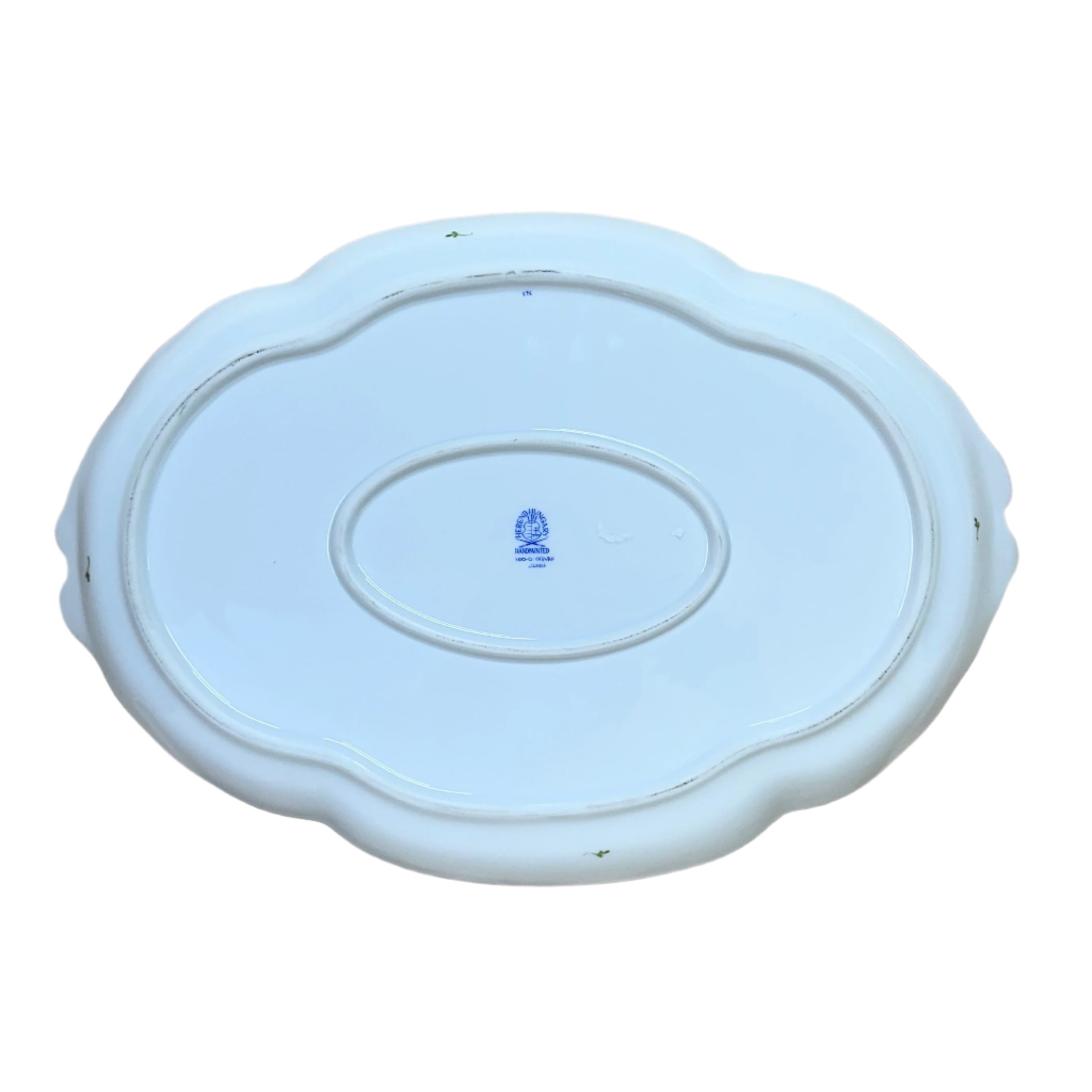 Herend Vienna Rose With Ribbon Oval Serving Platter 400-0-00/VRH