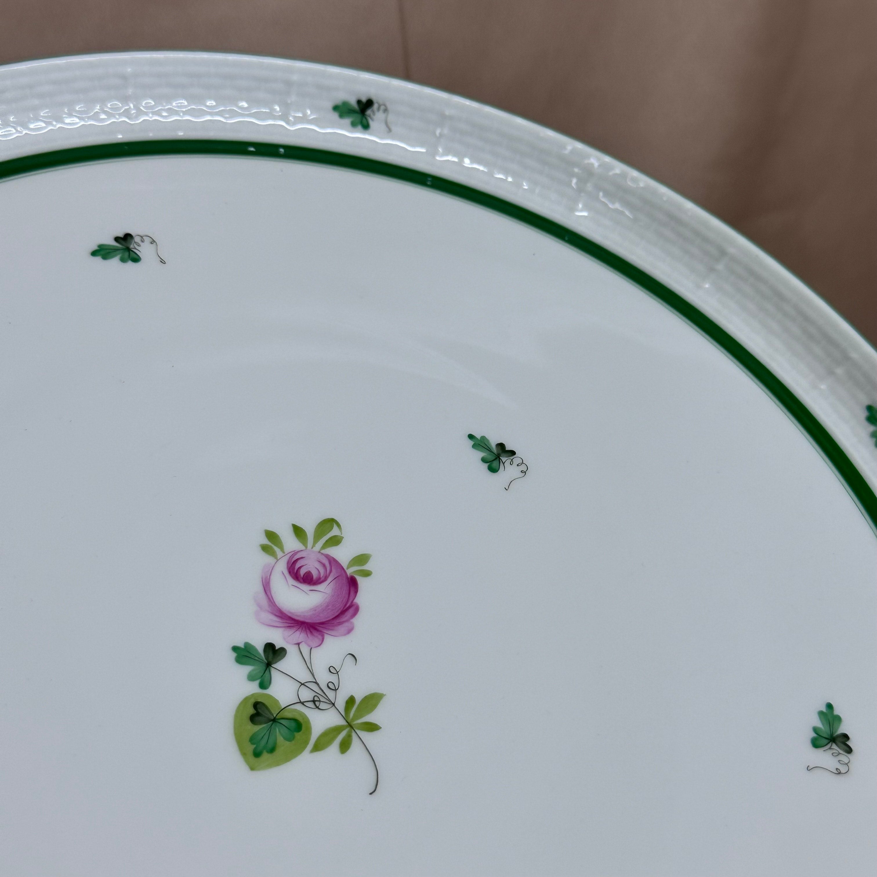Herend Vienna Rose Round Service Plate Platter Tray 438-0-00/VRH