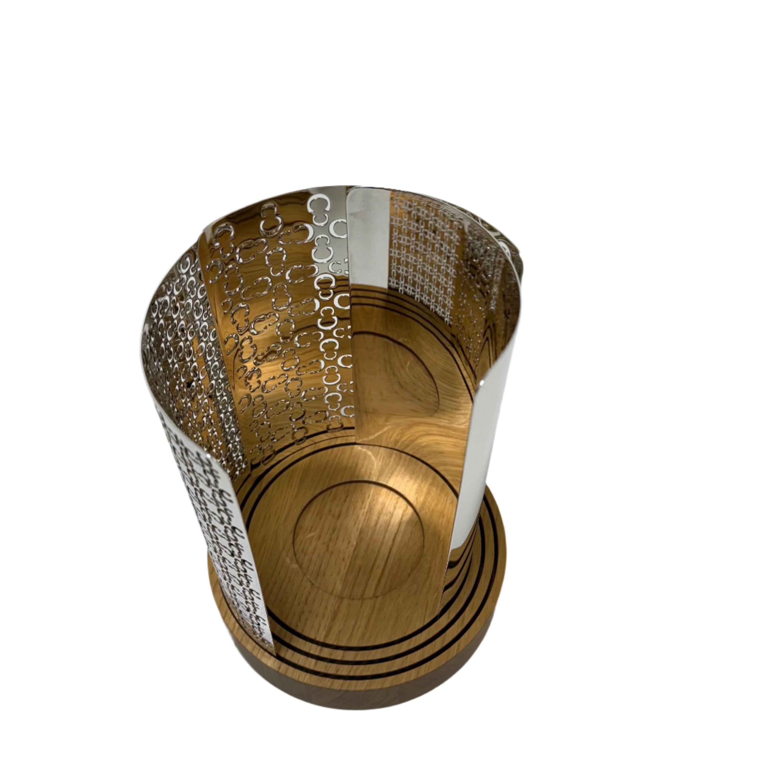 Large Christofle Iconik Hurricane Lamp Candle Holder B0421081102