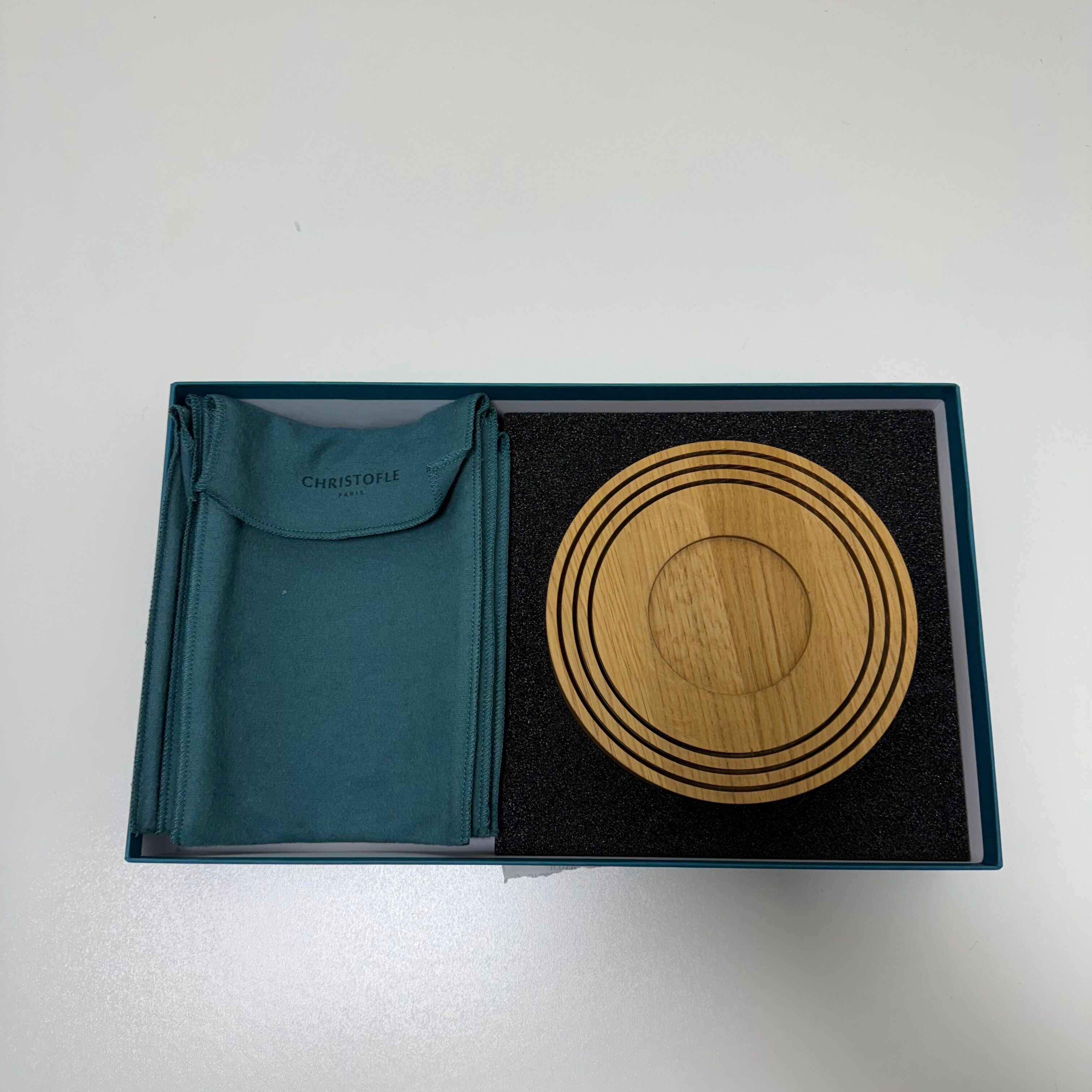 Large Christofle Iconik Hurricane Lamp Candle Holder B0421081102