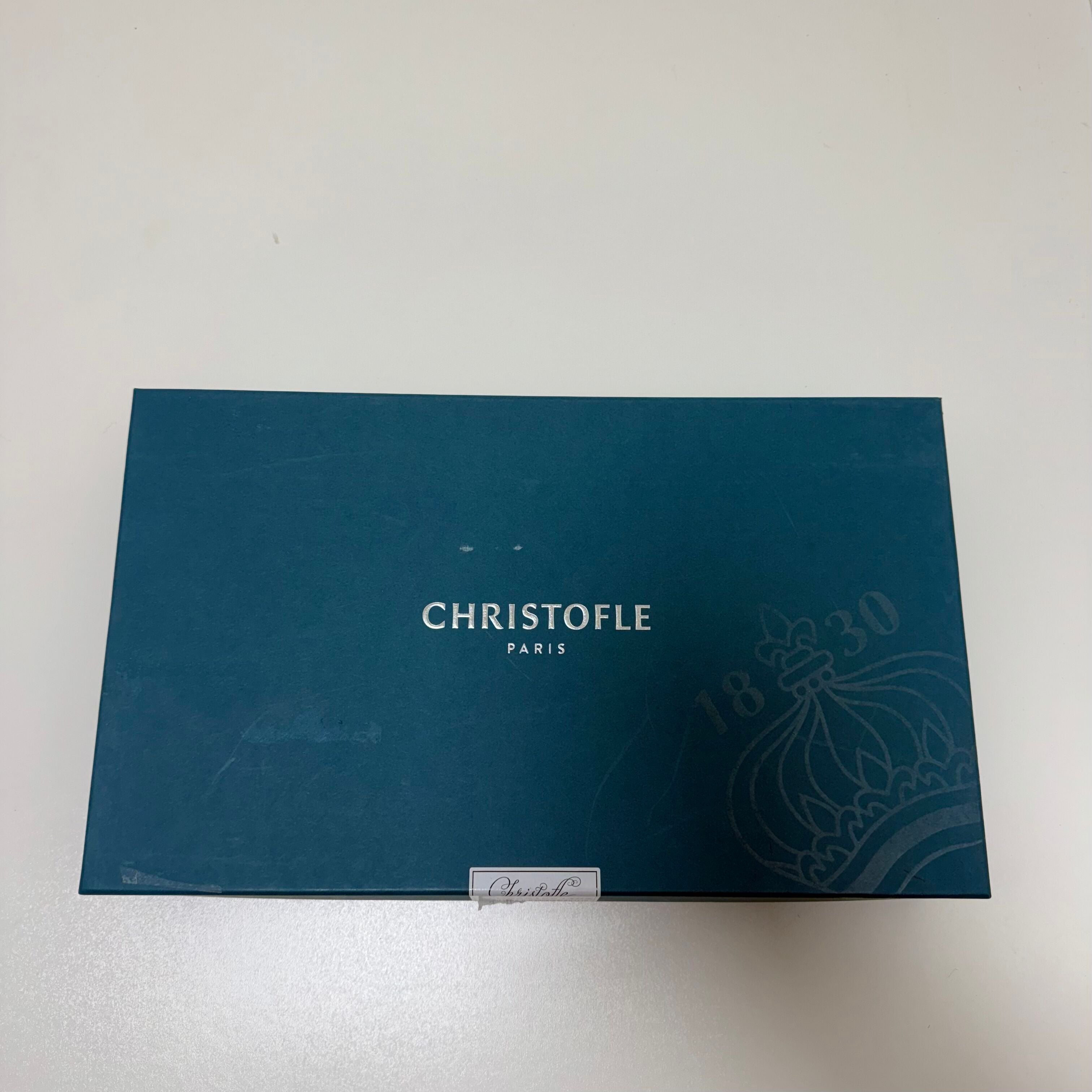 Large Christofle Iconik Hurricane Lamp Candle Holder B0421081102