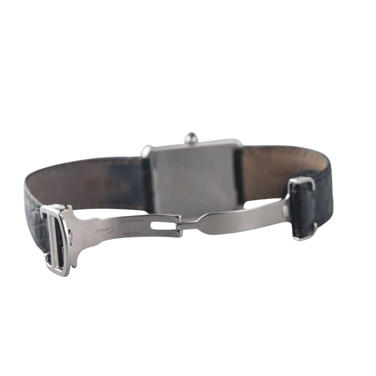 Cartier Tank Solo Large Model Steel Watch W1018355