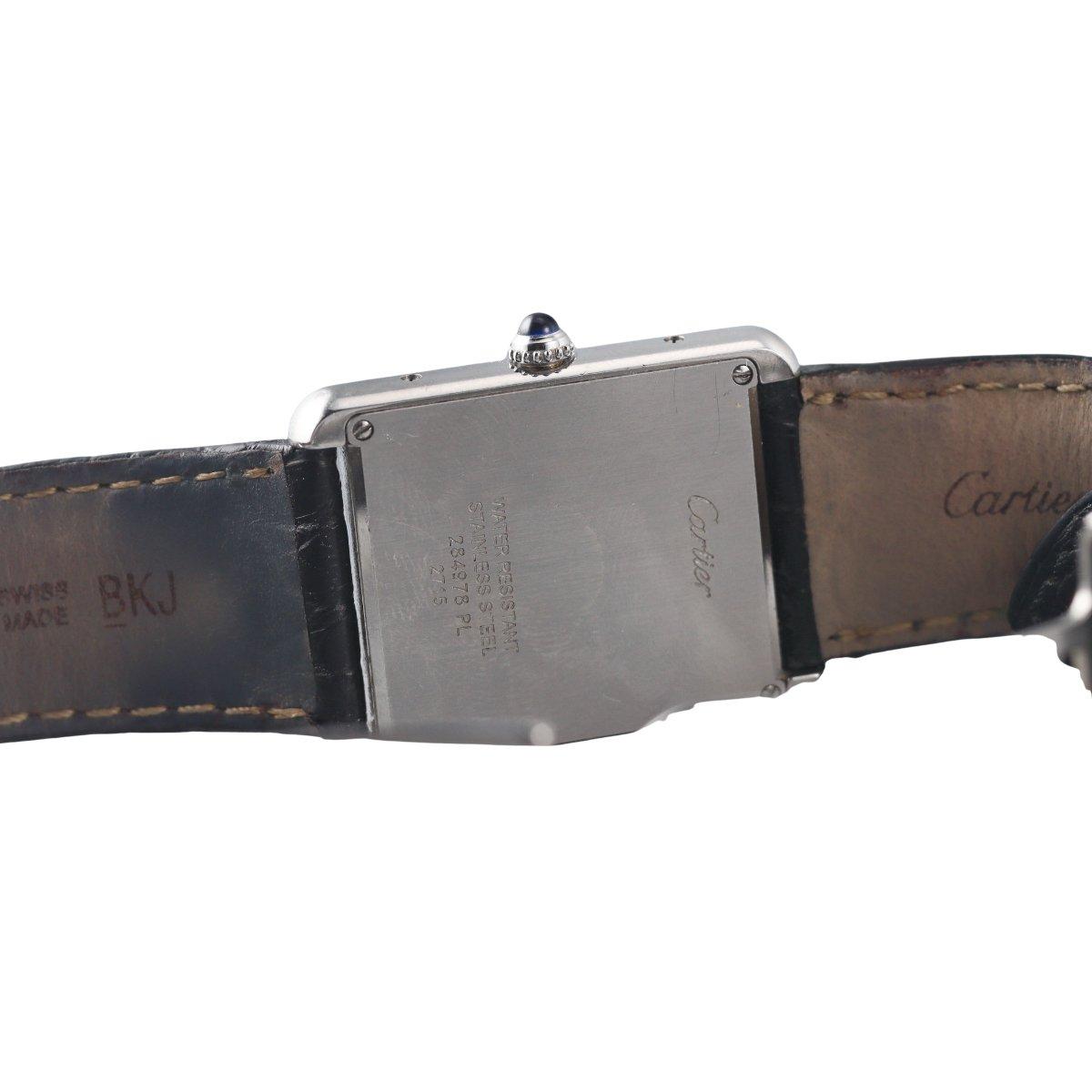 Cartier Tank Solo Large Model Steel Watch W1018355