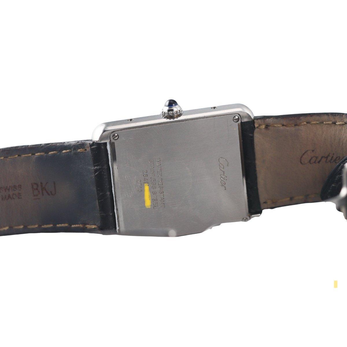 Cartier Tank Solo Large Model Steel Watch W1018355