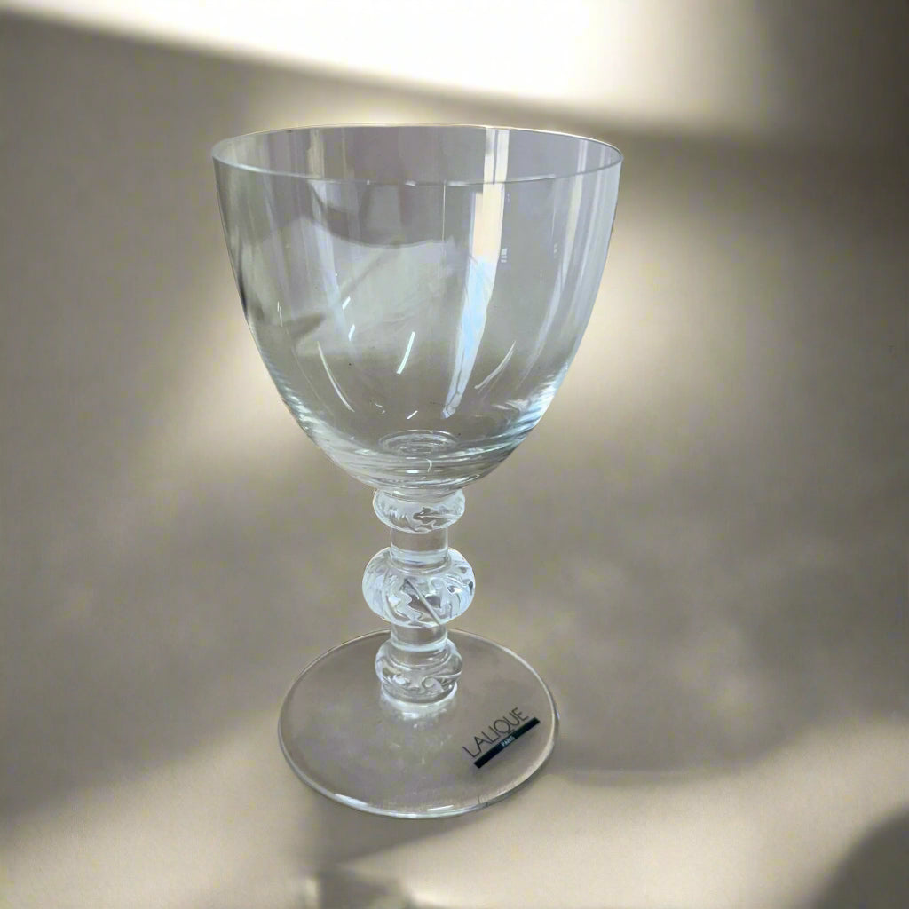 Lalique Saint Hubert Wine Glass Set of 6