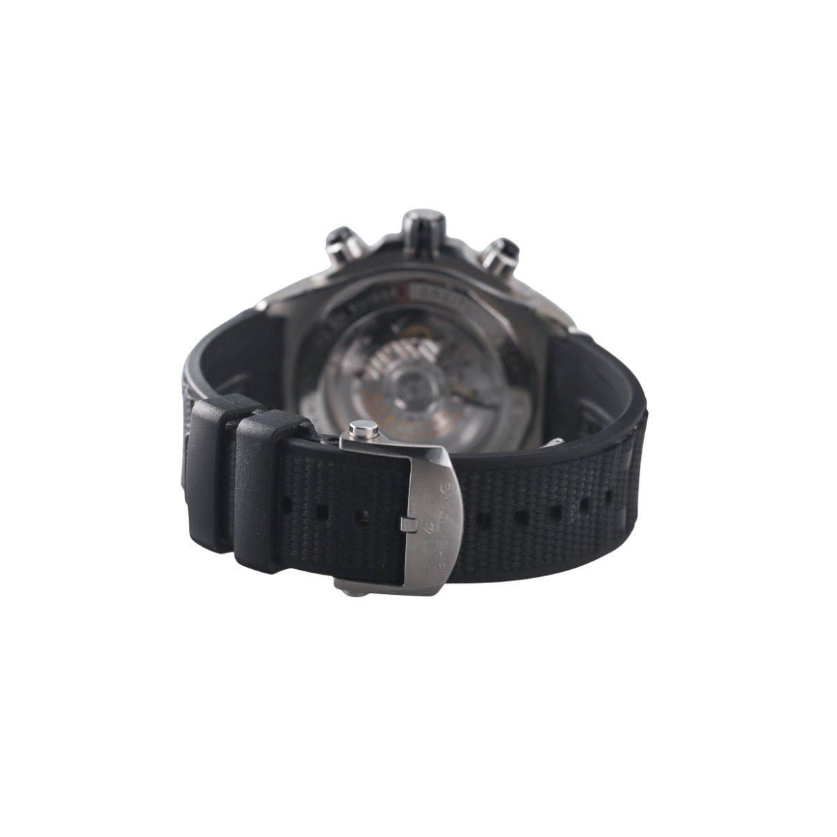 Breitling Super Chronomat B01 44 Black Steel Chronograph Watch AB0136