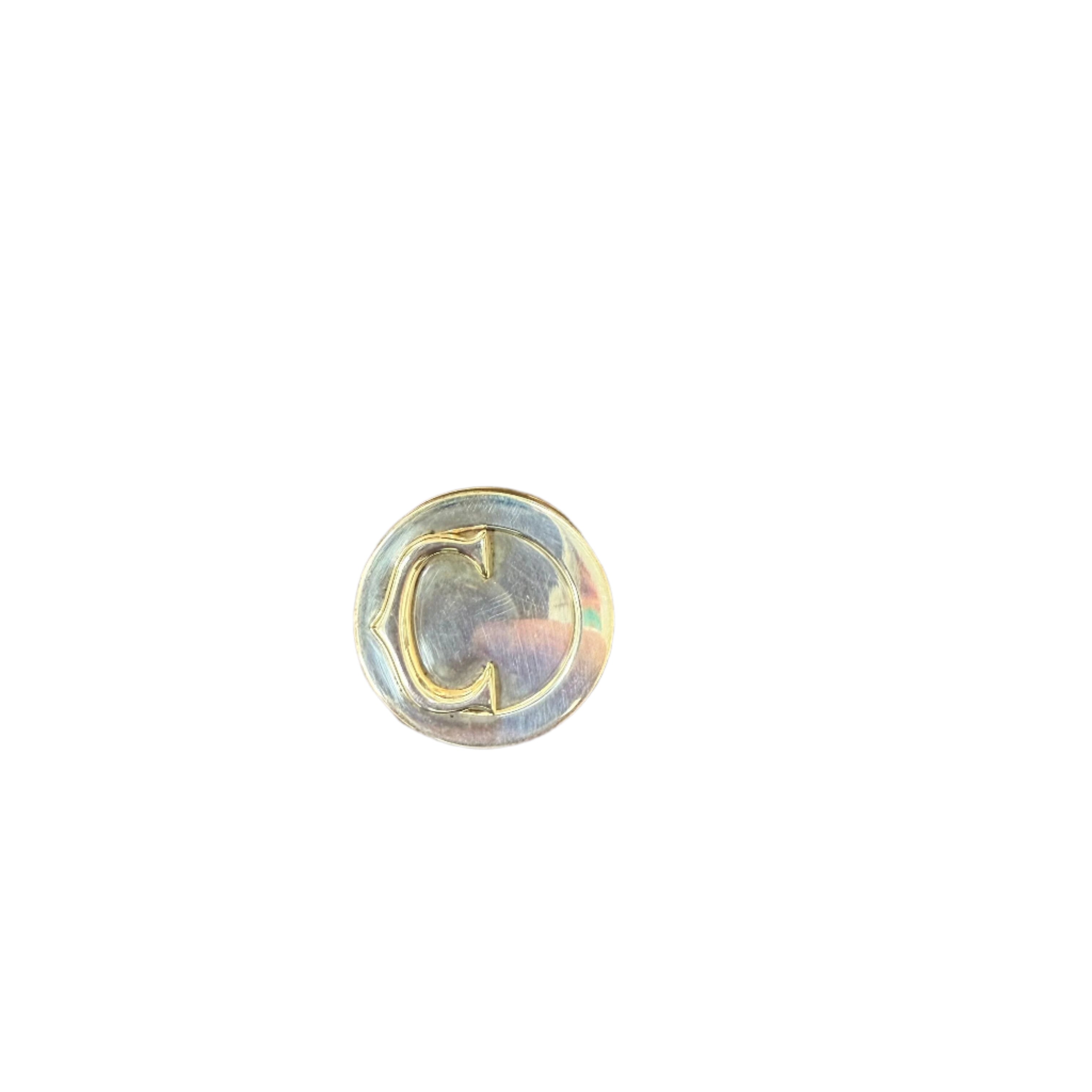 Cartier C Vintage Sterling Silver Pill Box