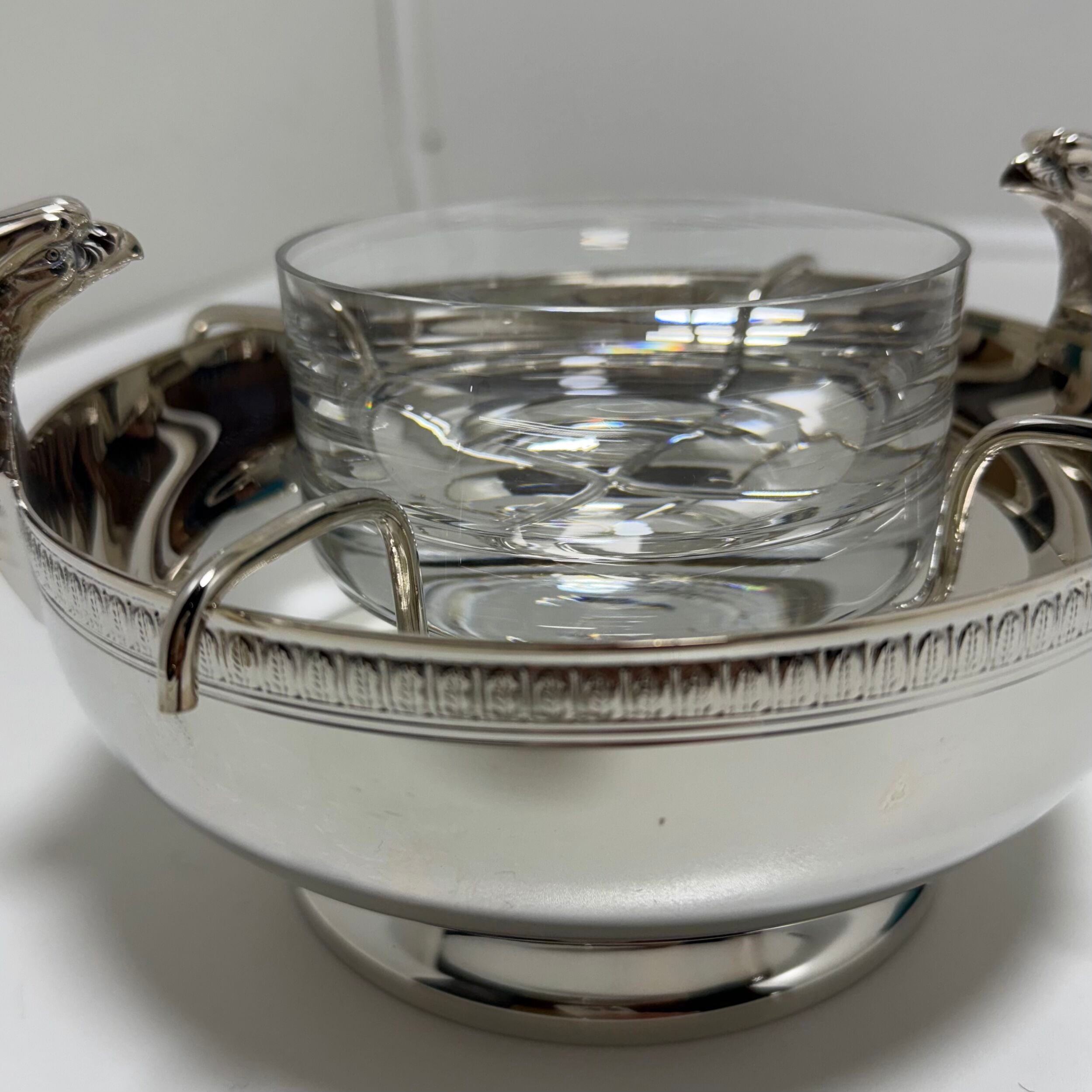 Christofle Malmaison Silver-Plated Caviar Serving Set Large