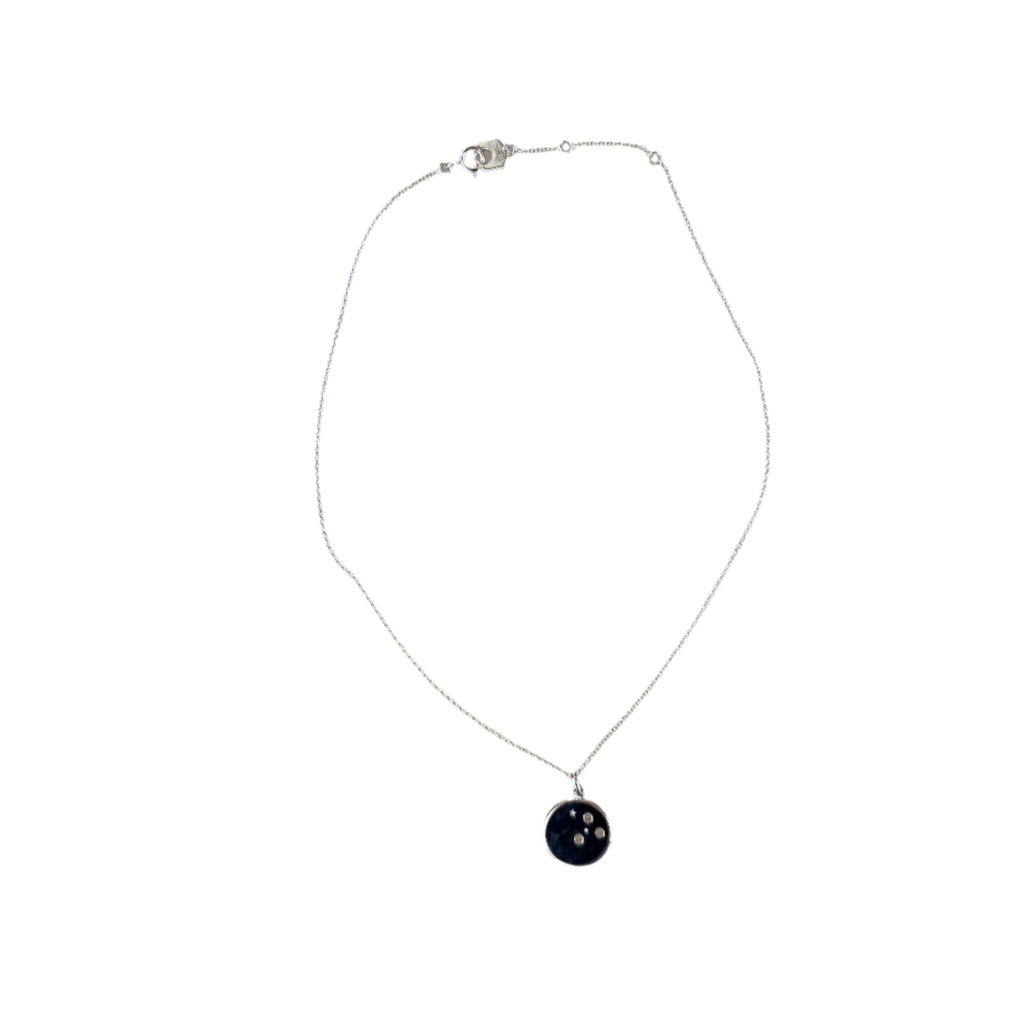 Christofle Sterling Silver BeeBee Collection Pendant Necklace