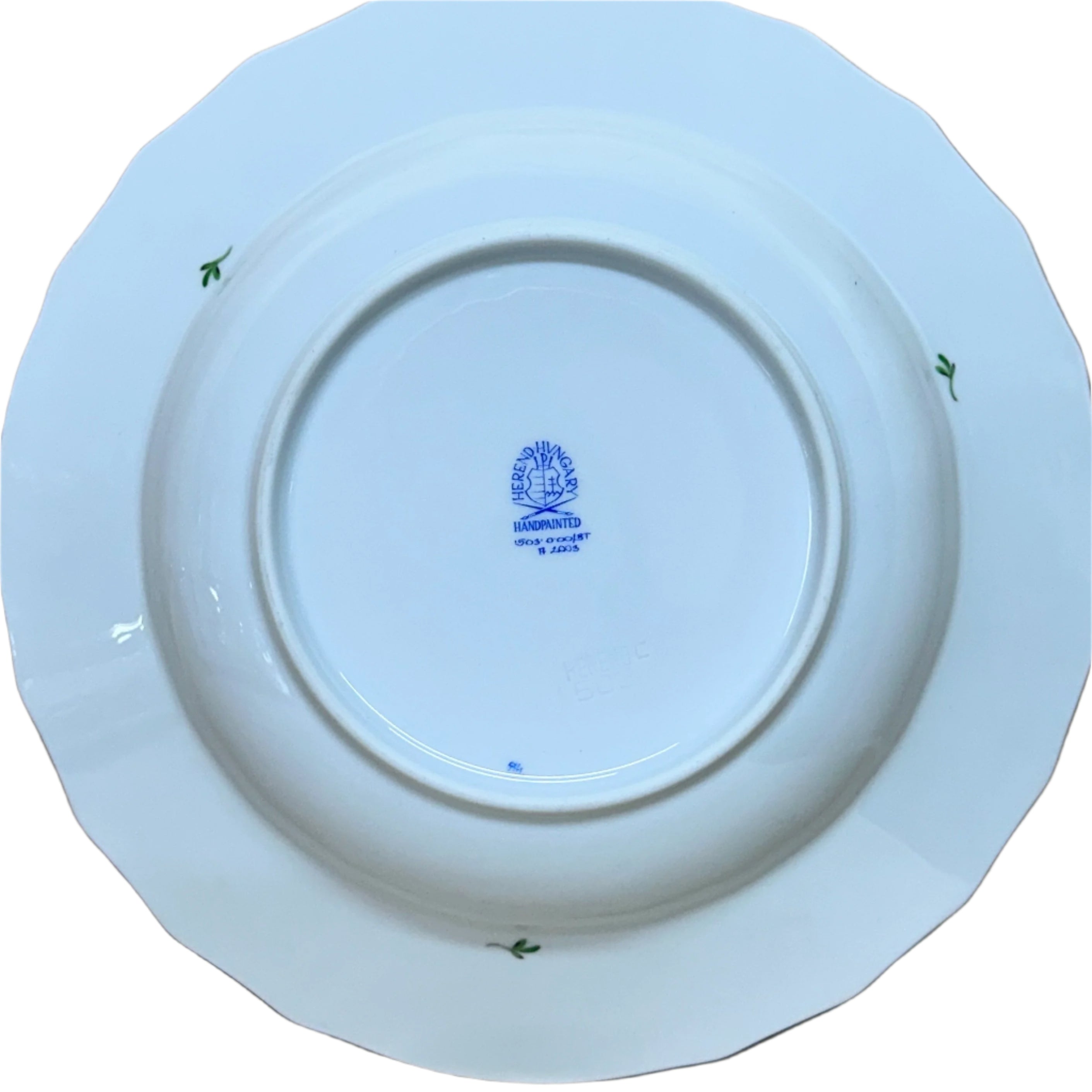 5 pc Herend Printemps Porcelain Dinner Place Setting 1525 1503 1520 1727 1709