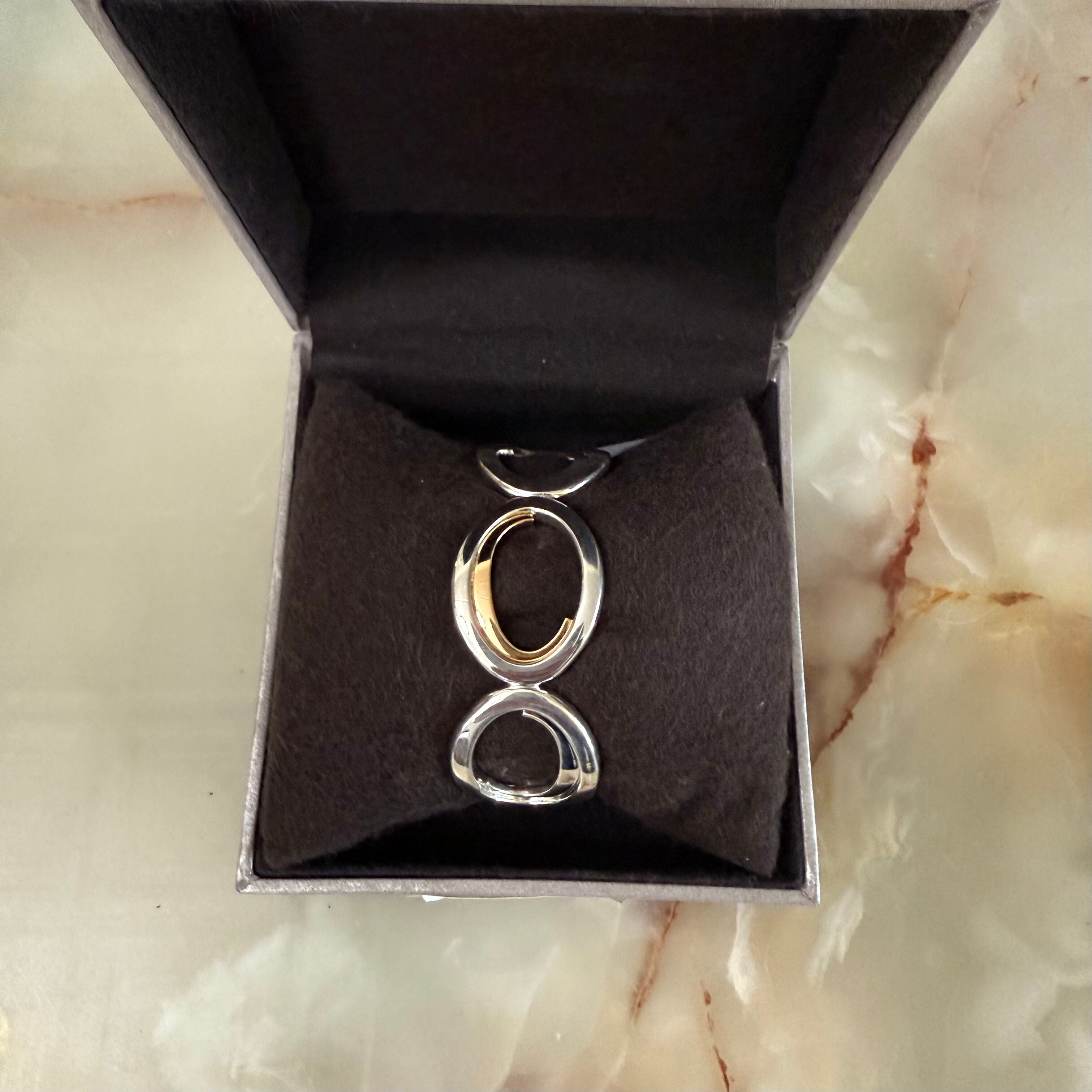 Christofle C De Christofle Sterling Silver Cuff Bracelet B0676102202