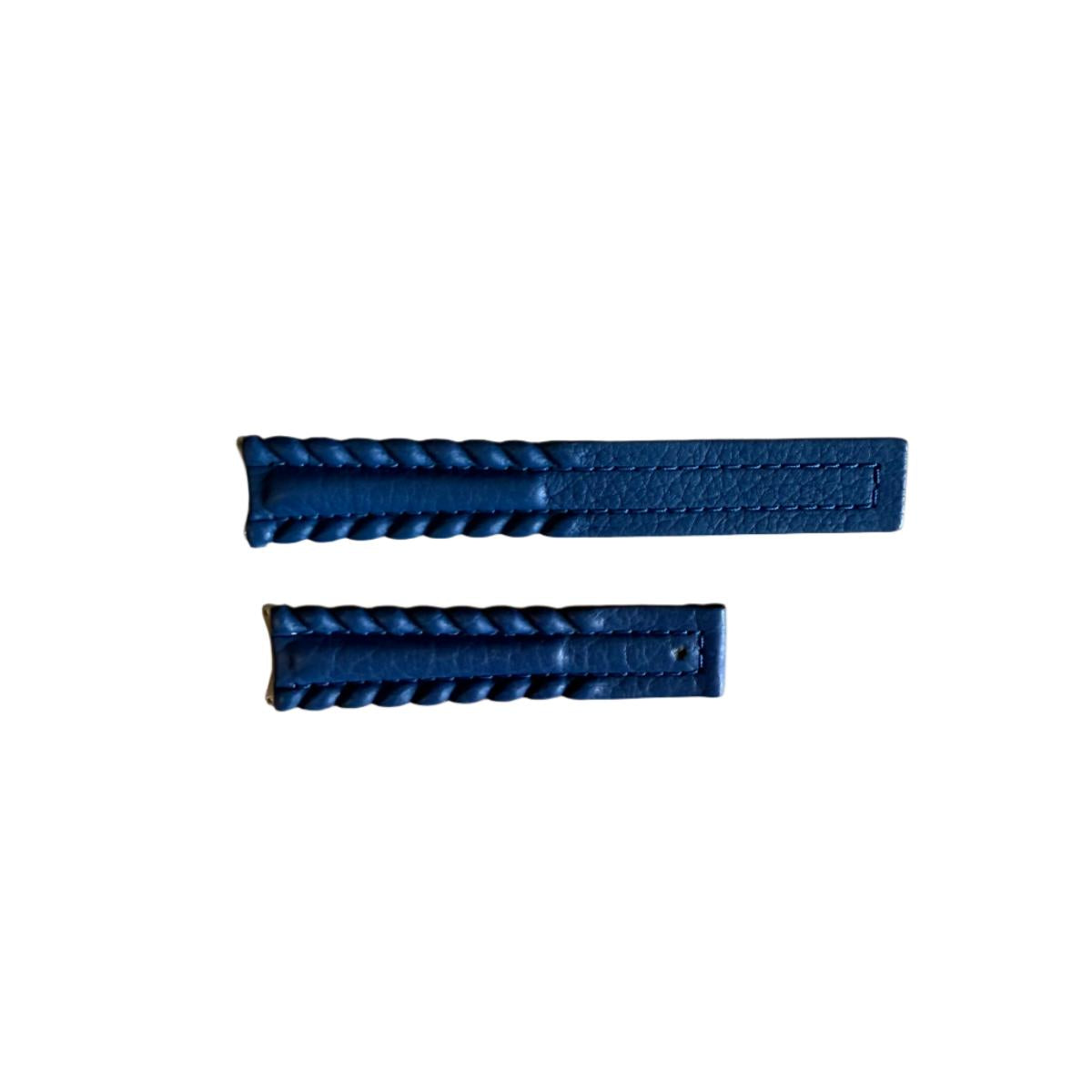 Authentic TAG Heuer 6000 Blue Leather Watch Strap Band 19mm FC6043