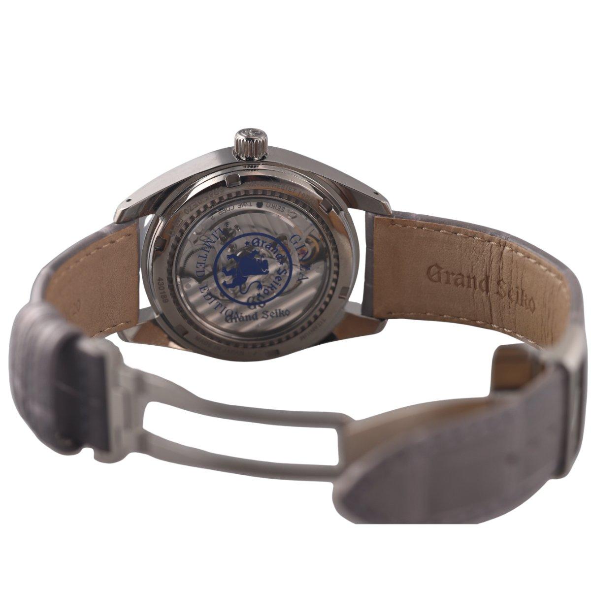 Grand Seiko Heritage Collection Blue Dial Titanium Automatic Men's Watch SBGA501