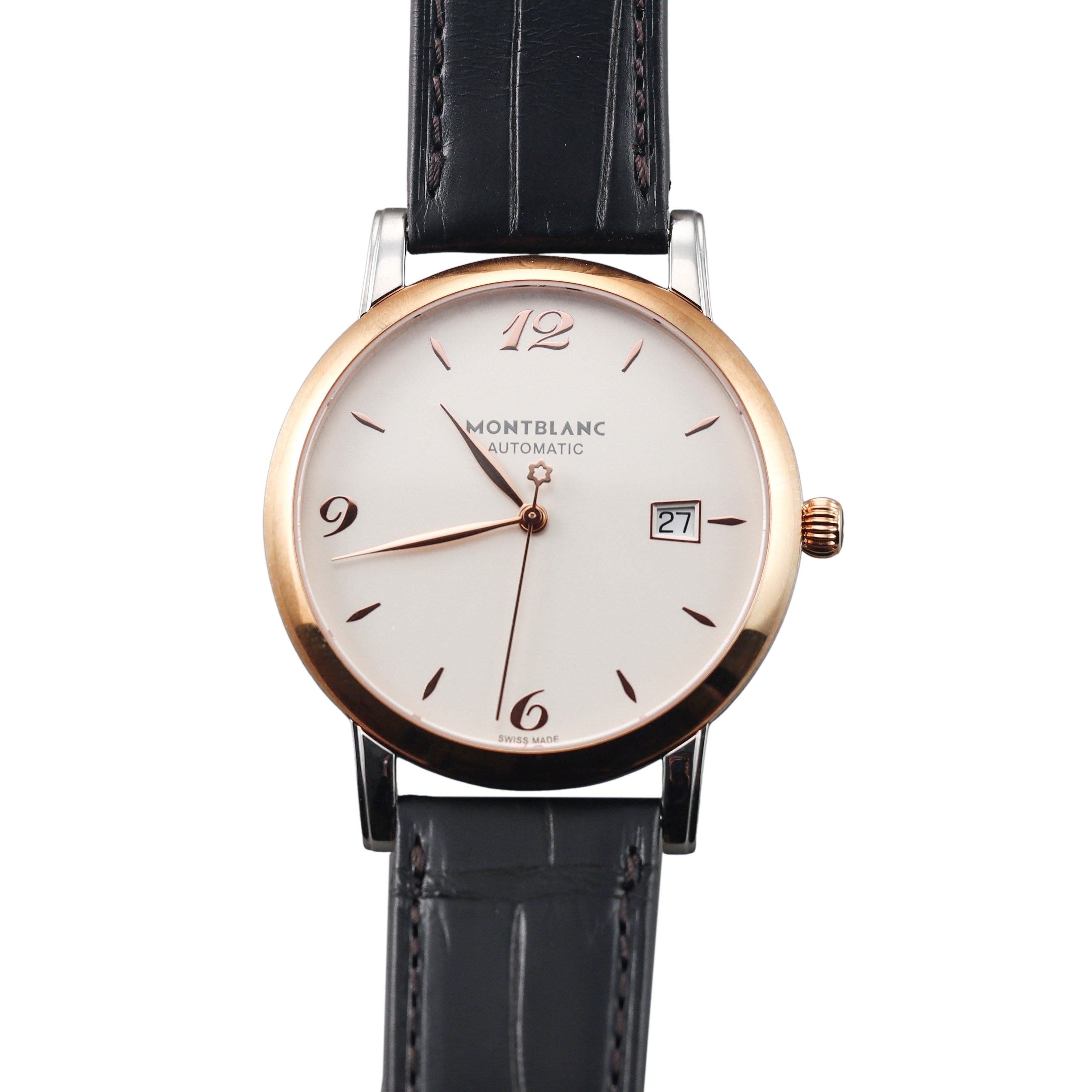 Montblanc Star Classique Automatic Date Two Tone Watch 112145