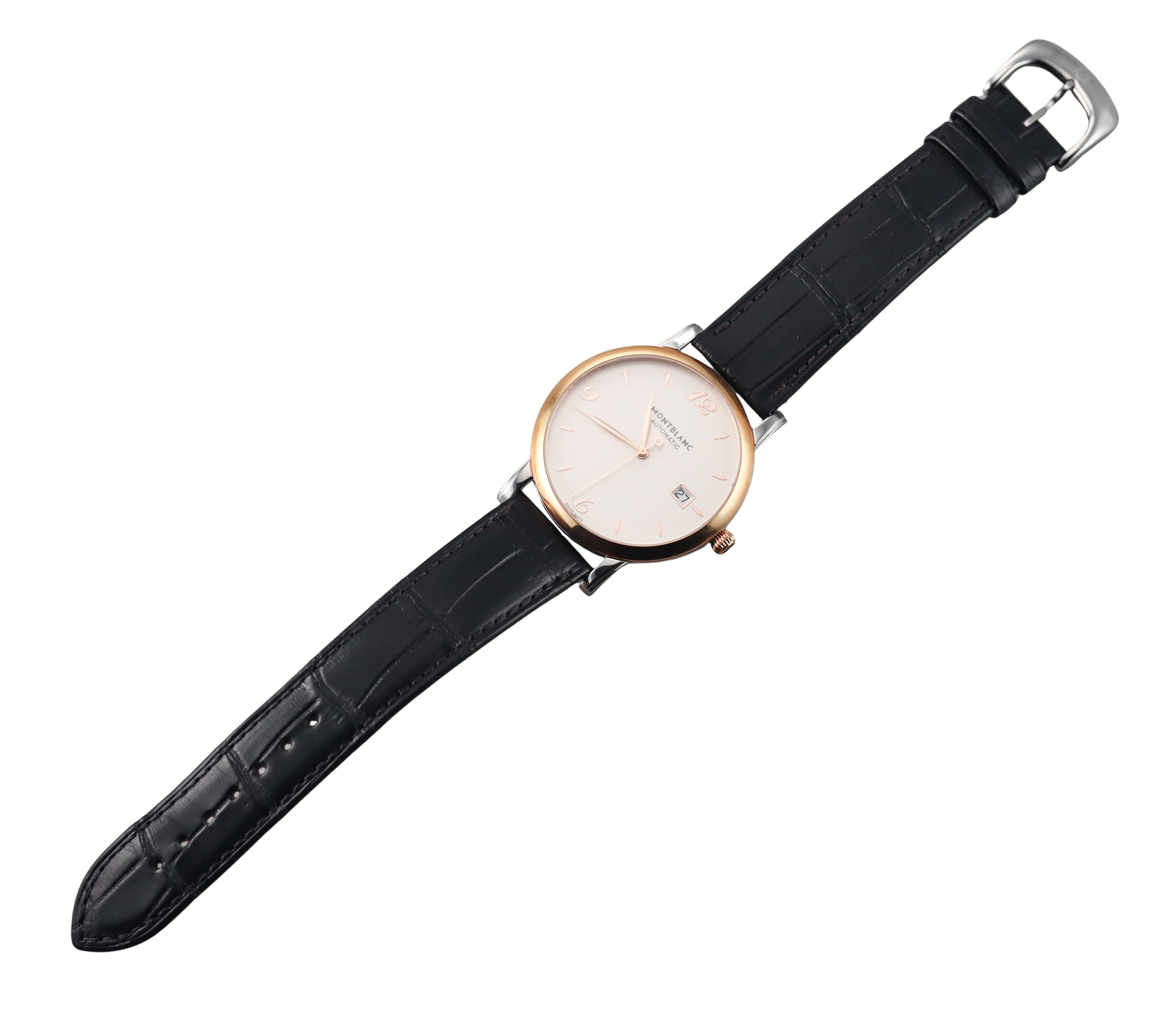 Montblanc Star Classique Automatic Date Two Tone Watch 112145