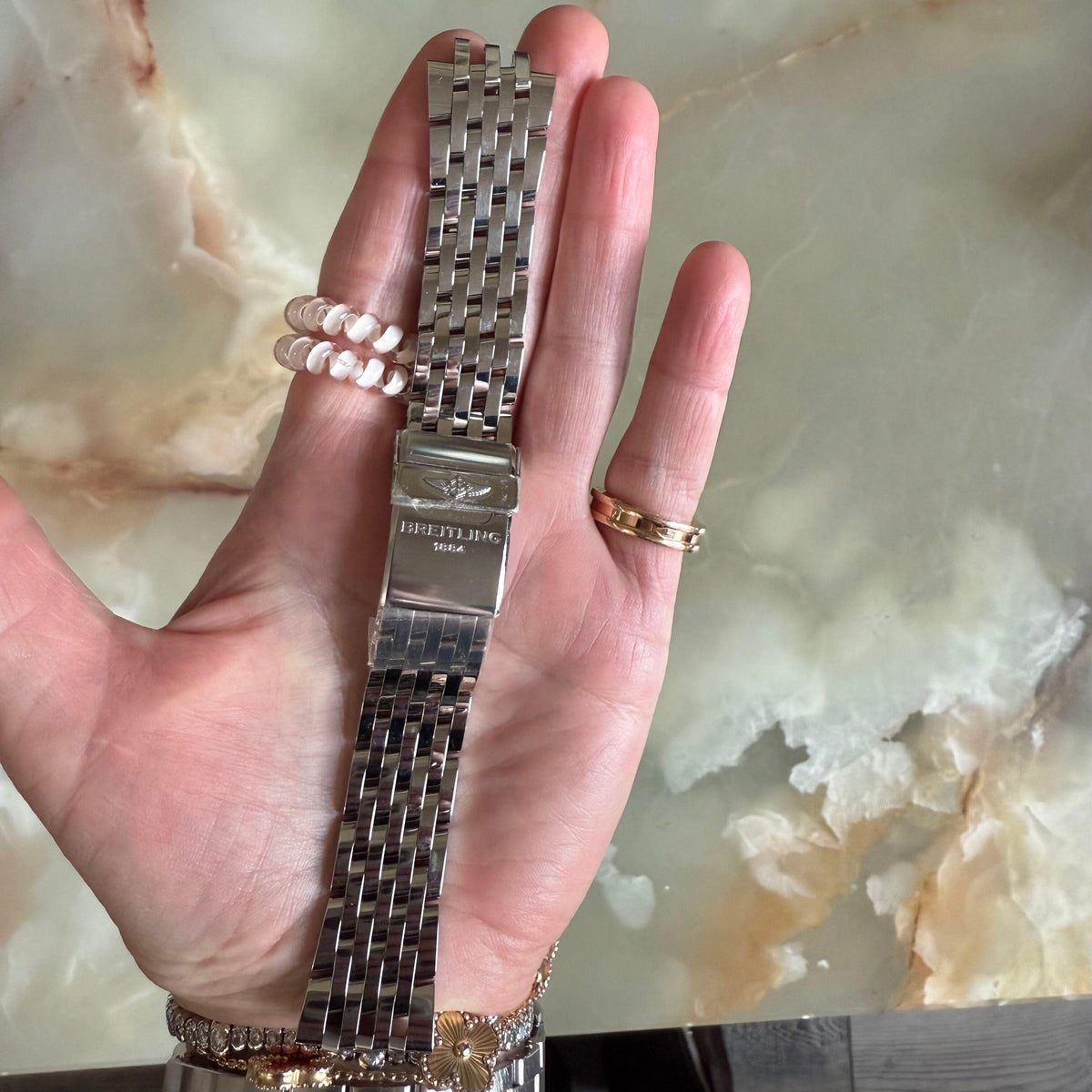 Authentic Breitling Stainless Steel 22mm Watch Bracelet W5012