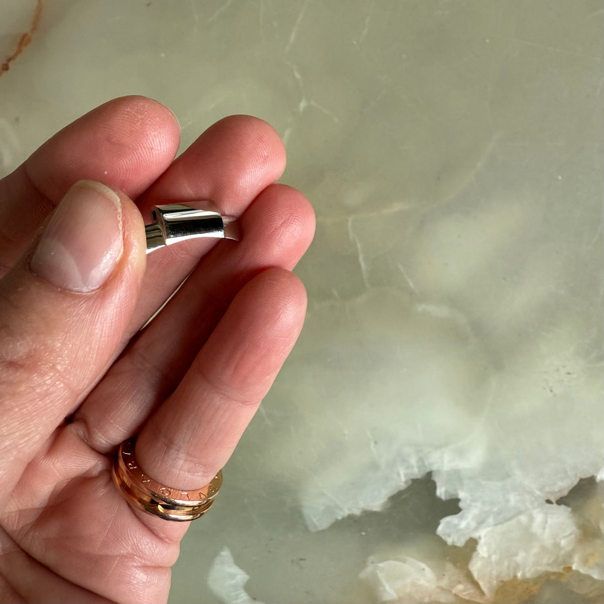 Authentic Glashutte Stainless Steel End Link 19mm