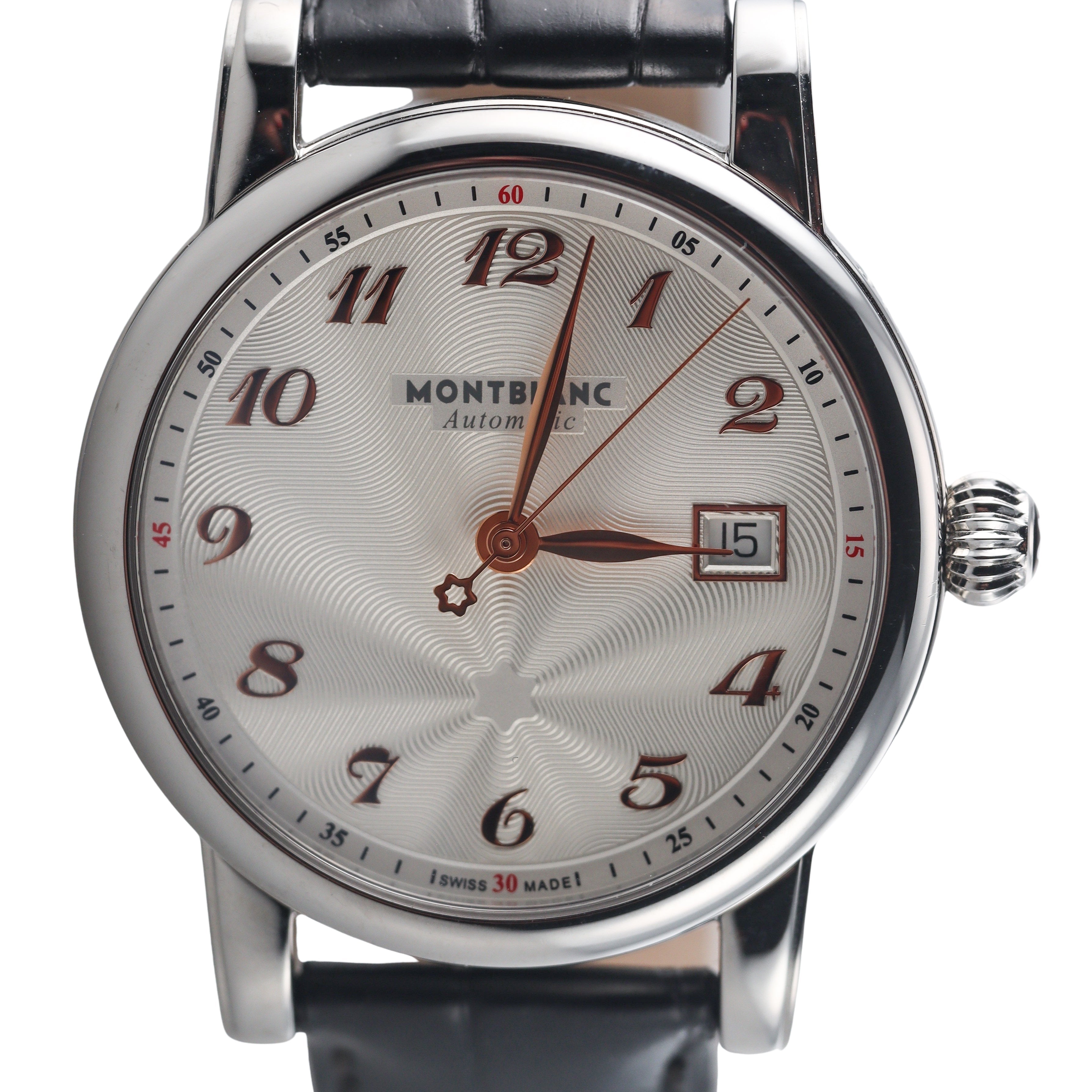 Montblanc Star Automatic Guilloche Dial Watch 113849