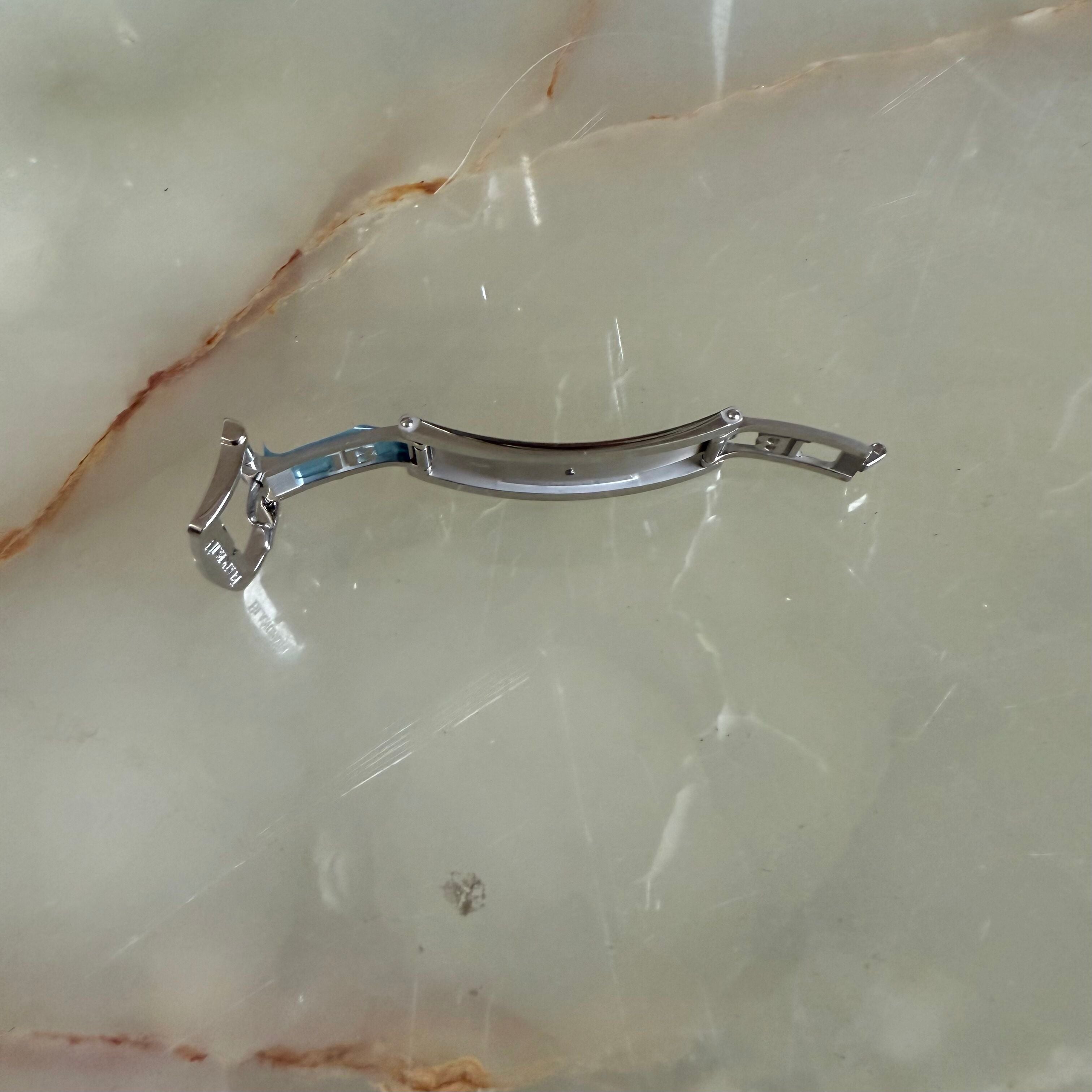 Authentic Blancpain Steel Clasp Buckle 18mm