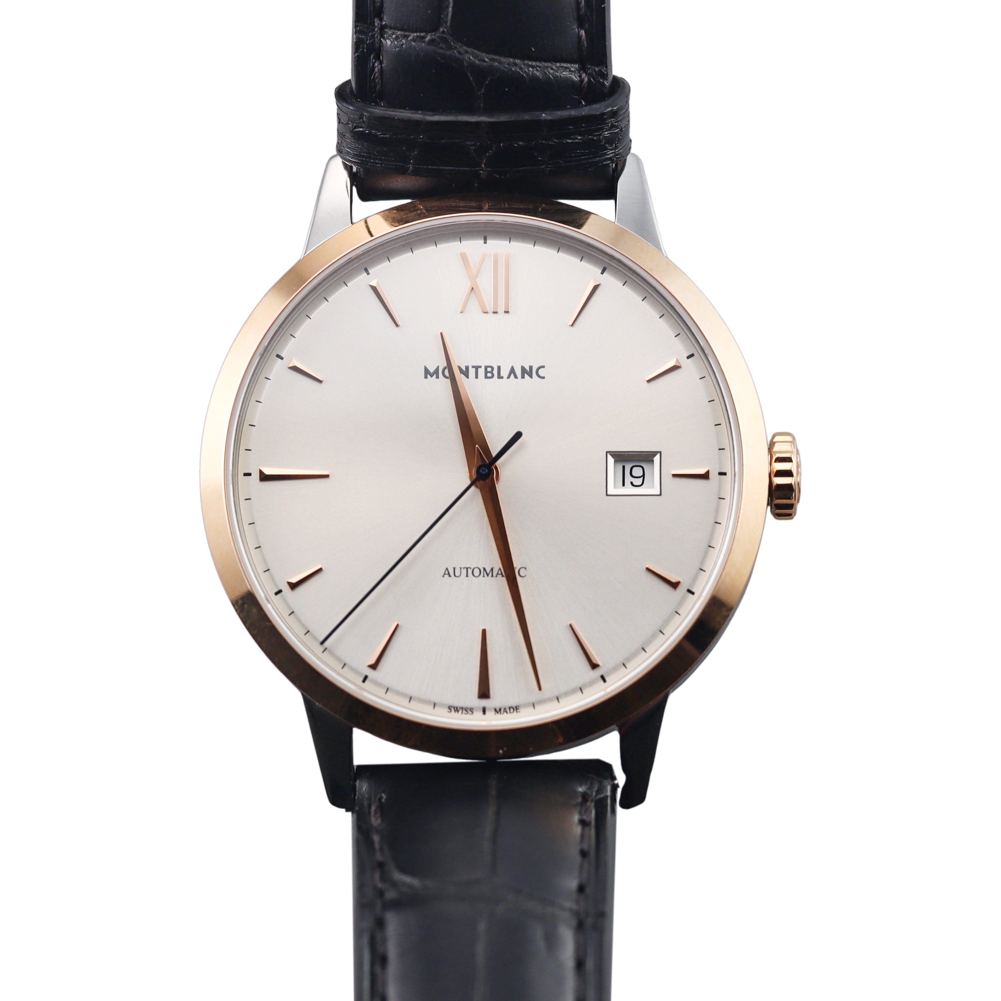 Montblanc Meisterstuck Heritage Silver Dial Automatic Watch 111624