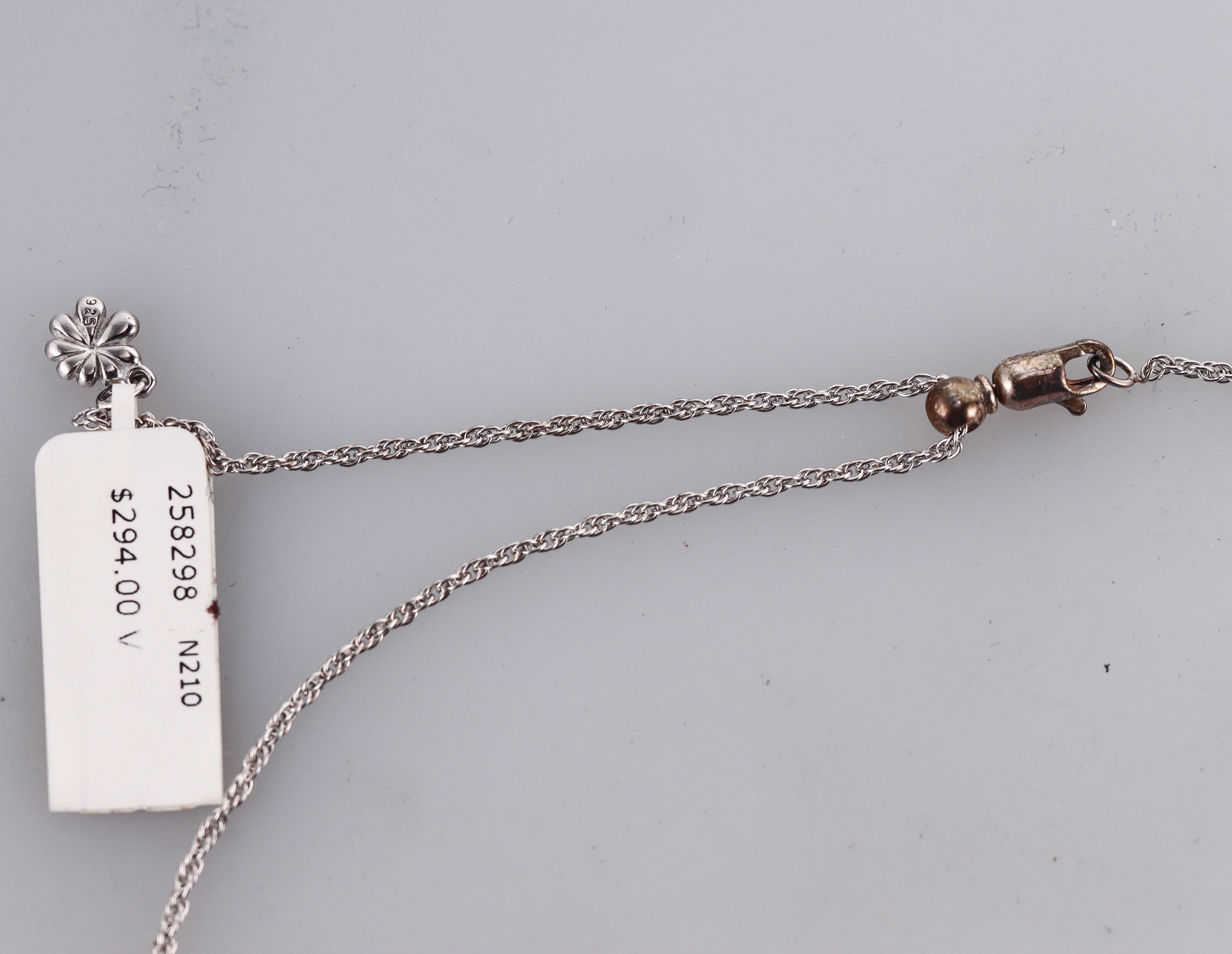 MarahLago Sterling Silver Larimar Pendant Necklace Retail $262