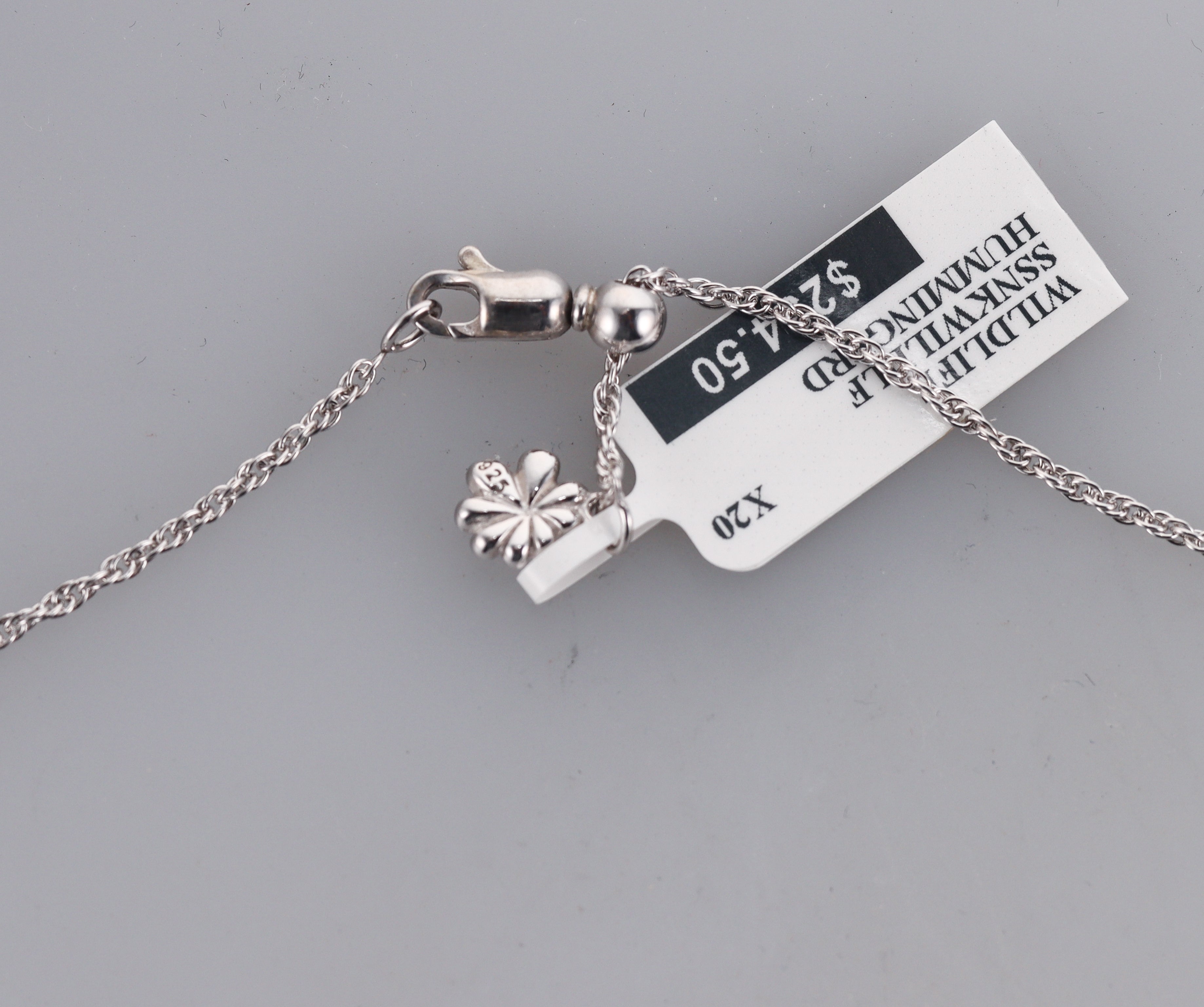 MarahLago Sterling Silver Larimar Hummingbird Pendant Necklace Retail $234