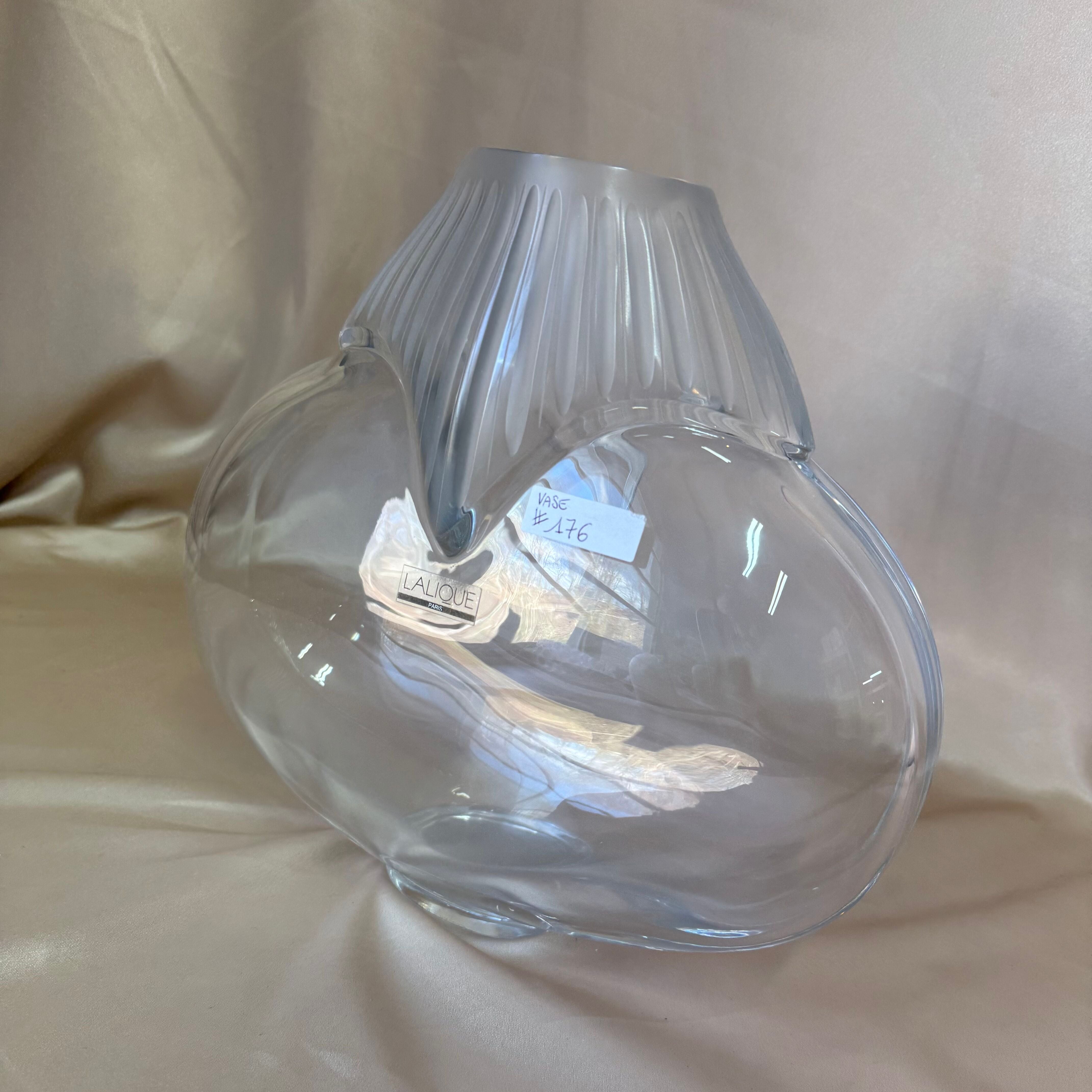 Lalique Crystal Vase Large