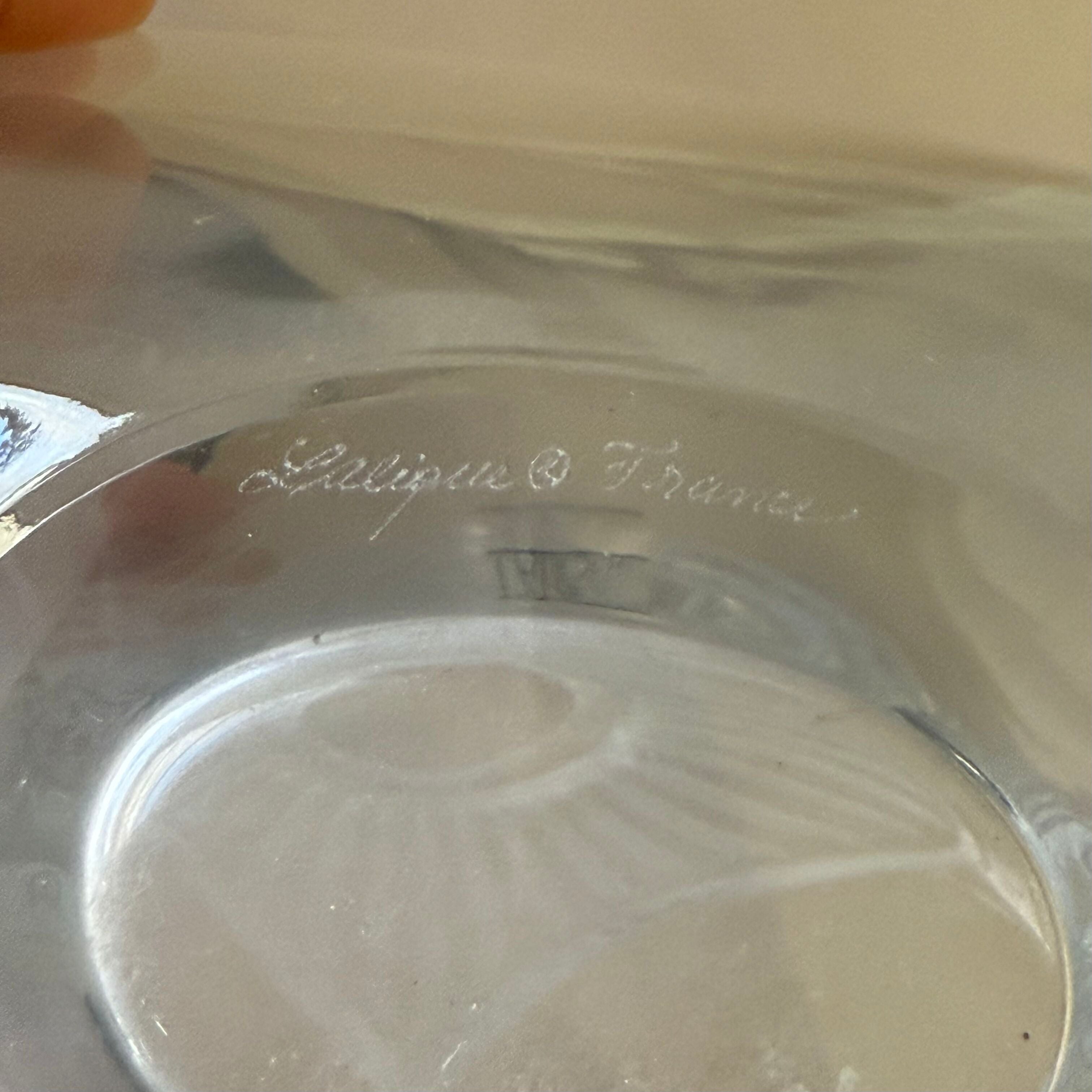 Lalique Crystal Vase Large