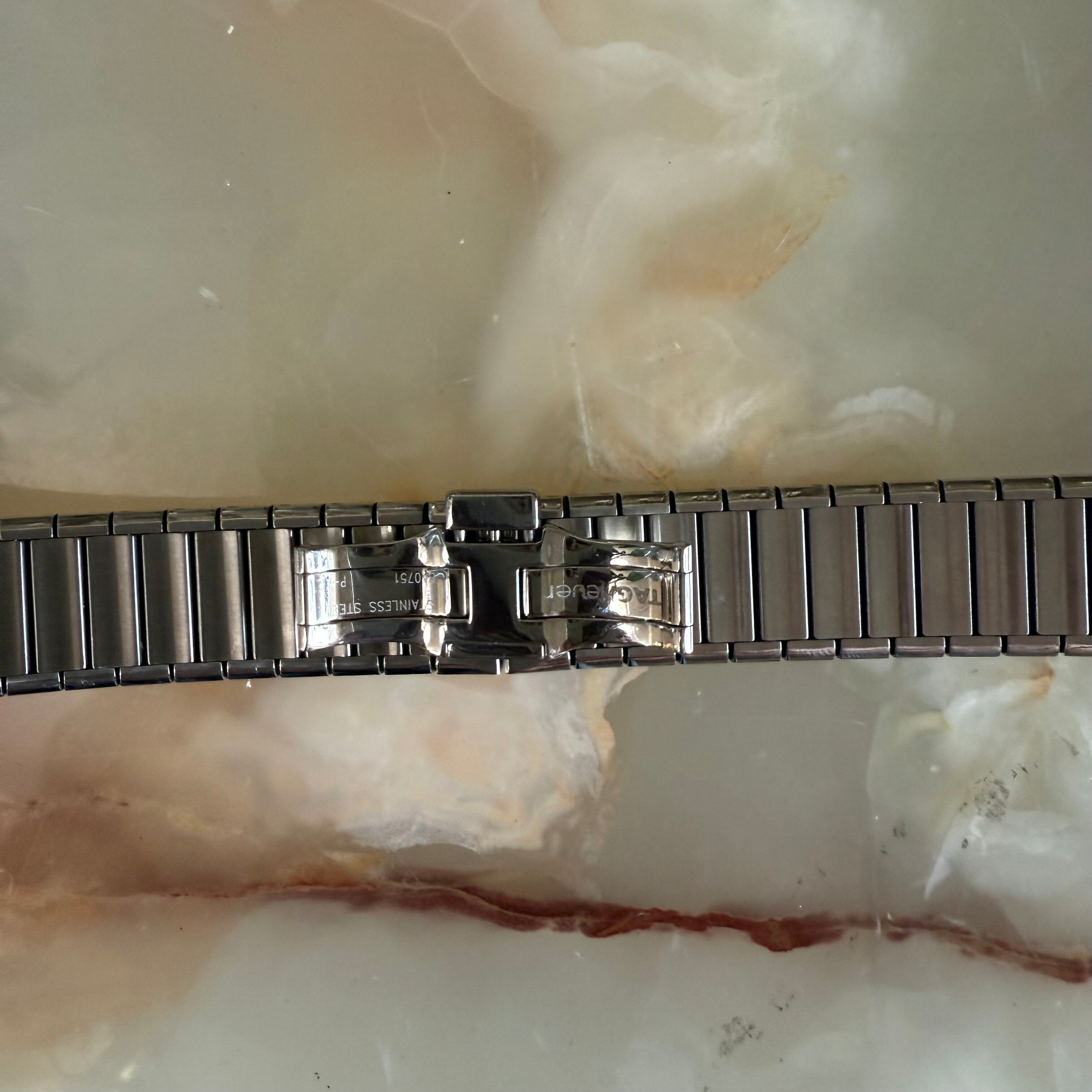Authentic TAG Heuer Alter Ego Stainless Steel Bracelet 18mm BA0751 P-K2