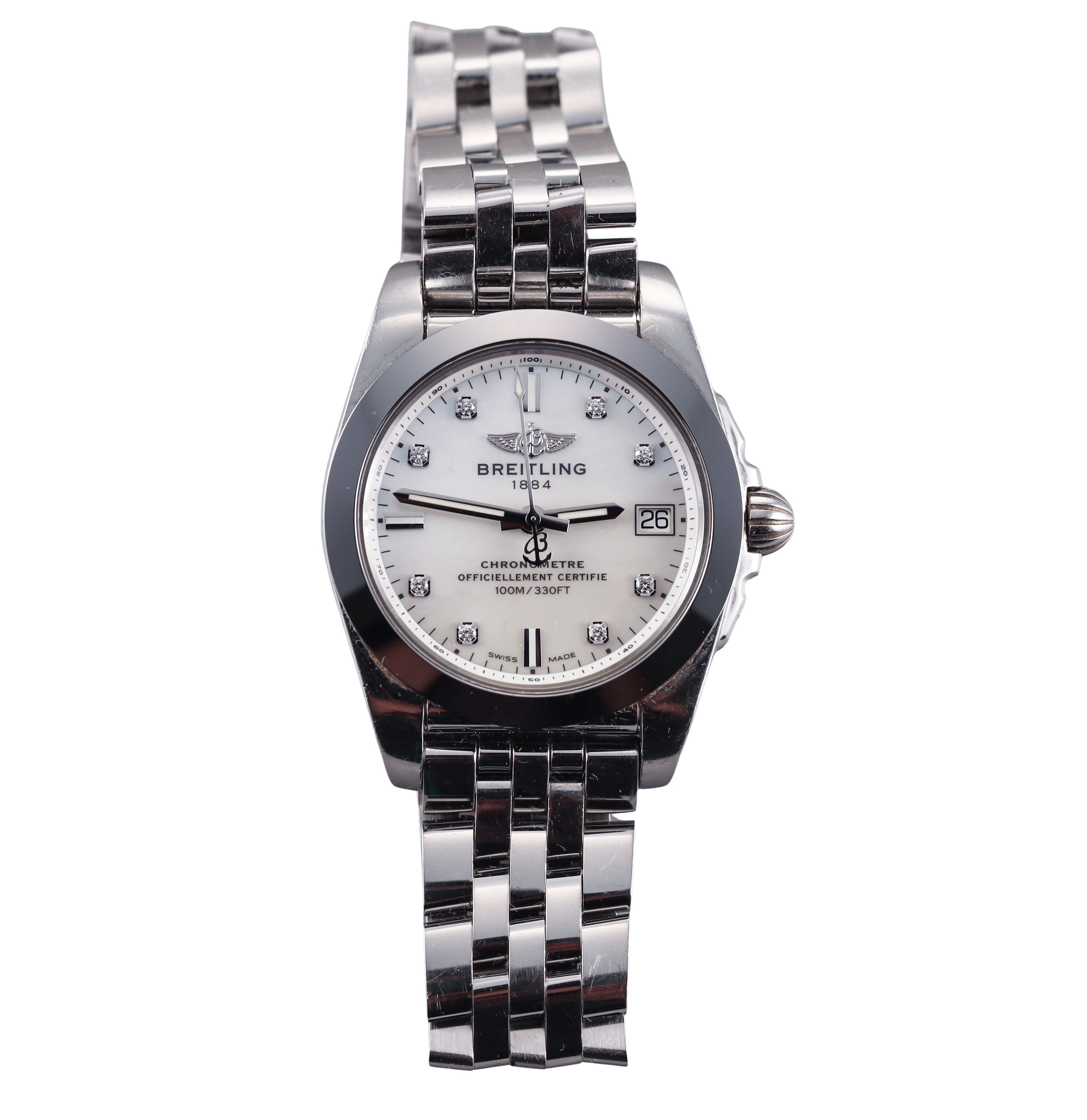 Breitling Galactic 36 Diamond MOP Watch W74330