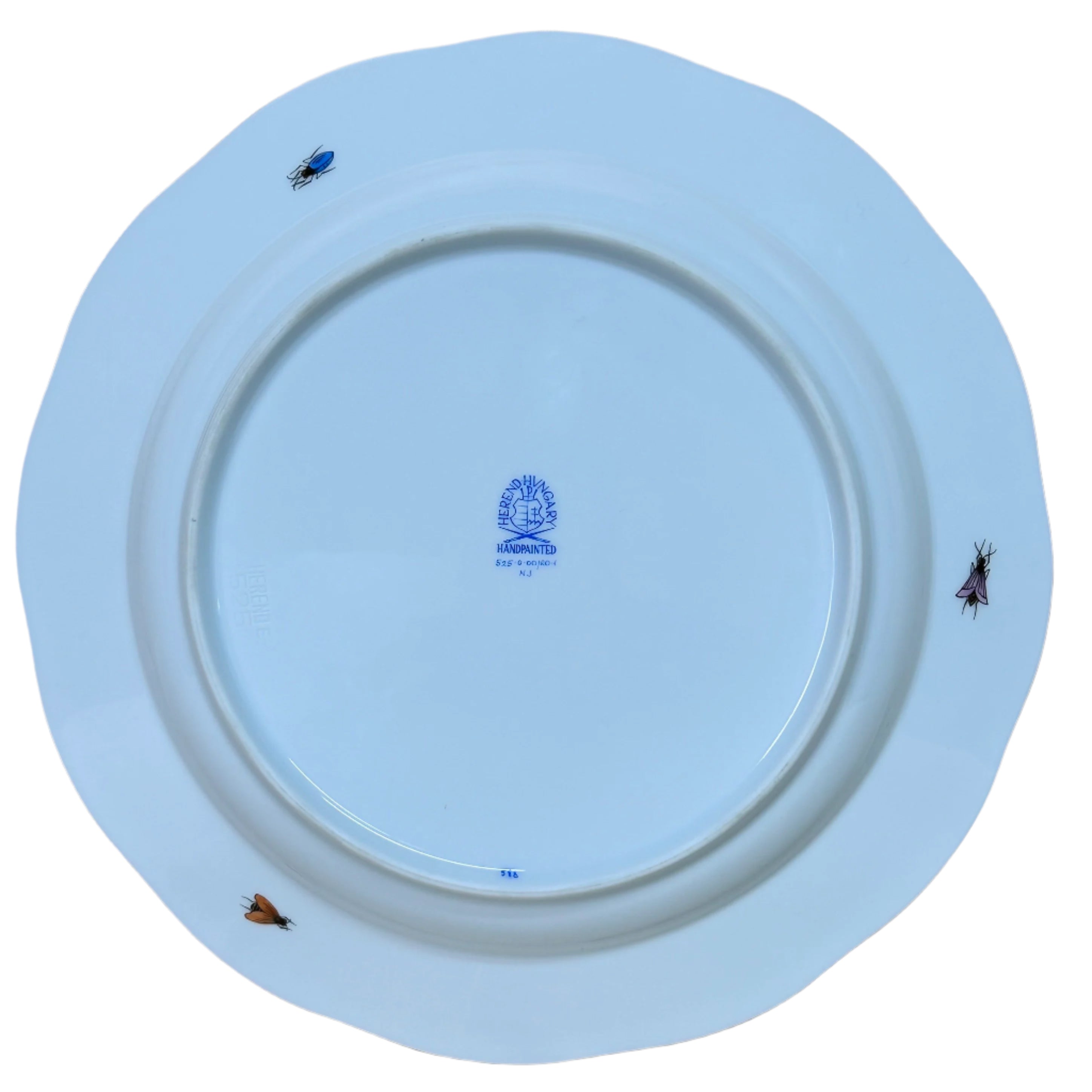 Herend Porcelain Rothschild Bird Dinner Plate Deep 525-0-00/RO-1