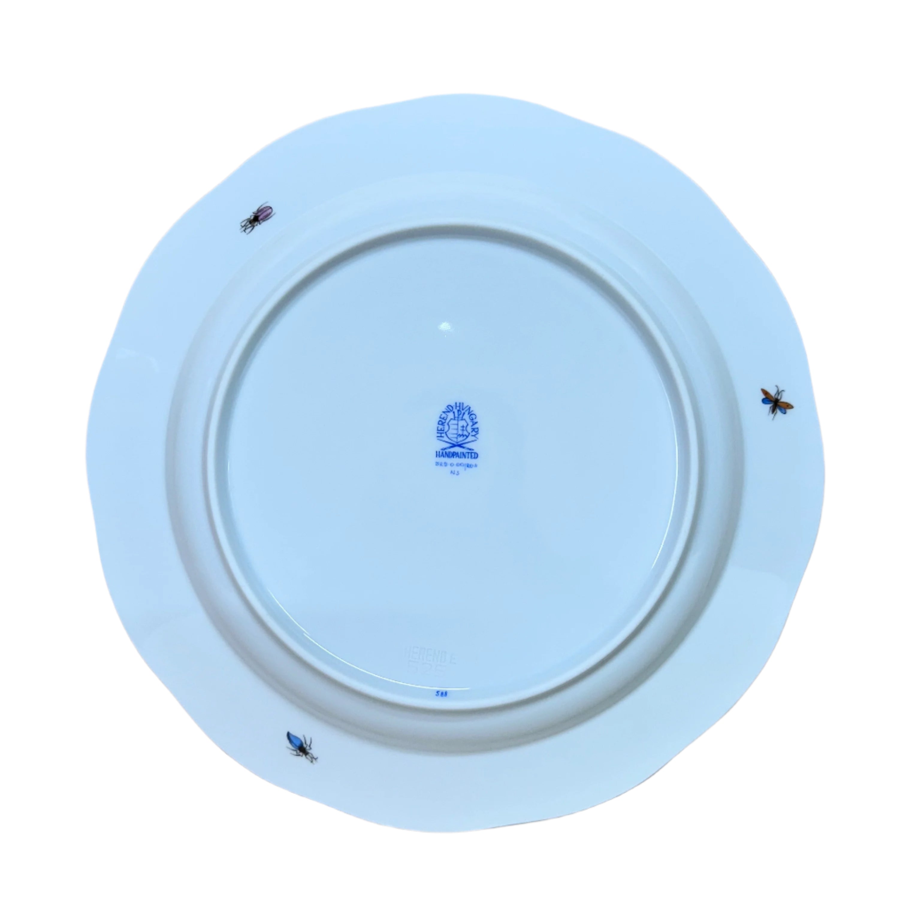 Herend Porcelain Rothschild Bird Dinner Plate Deep 525-0-00/RO-4