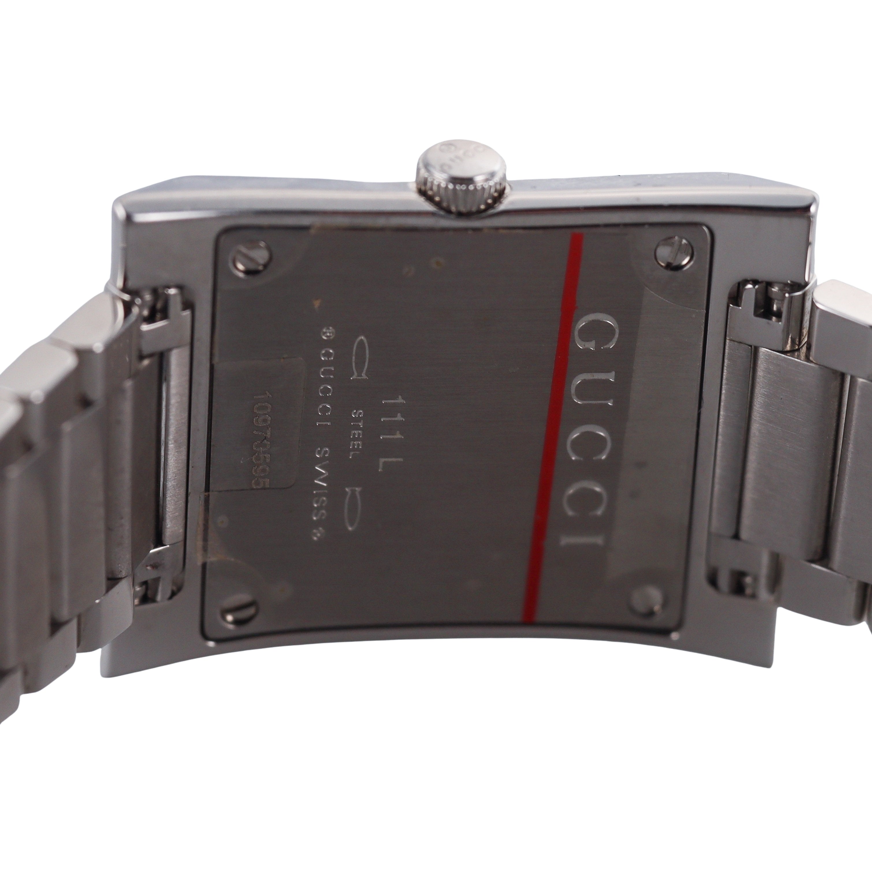 Gucci Guccio Diamond Ladies Quartz Watch 111 YA111503