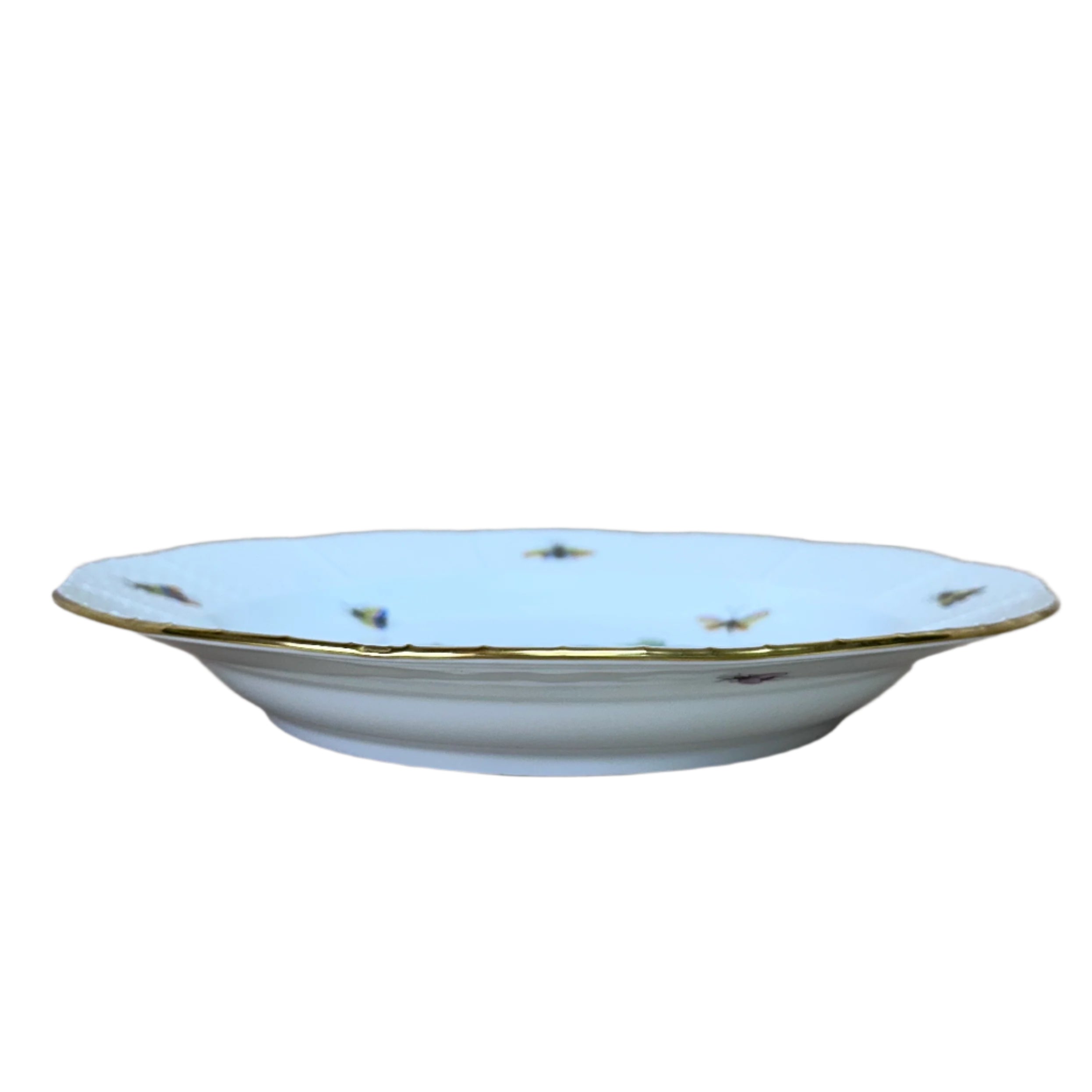 Herend Porcelain Rothschild Bird Dinner Plate Deep 525-0-00/RO-7