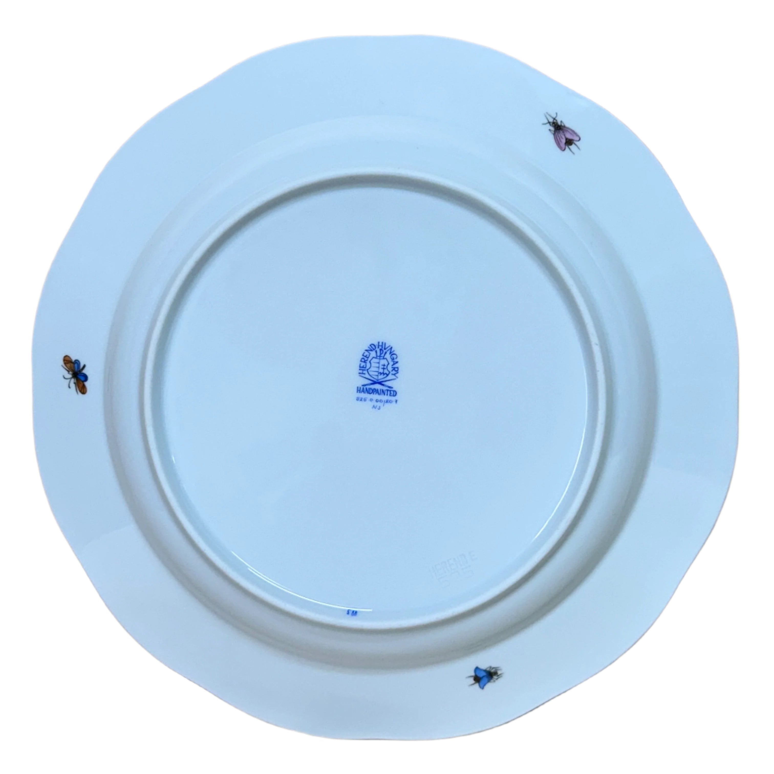 Herend Porcelain Rothschild Bird Dinner Plate Deep 525-0-00/RO-7