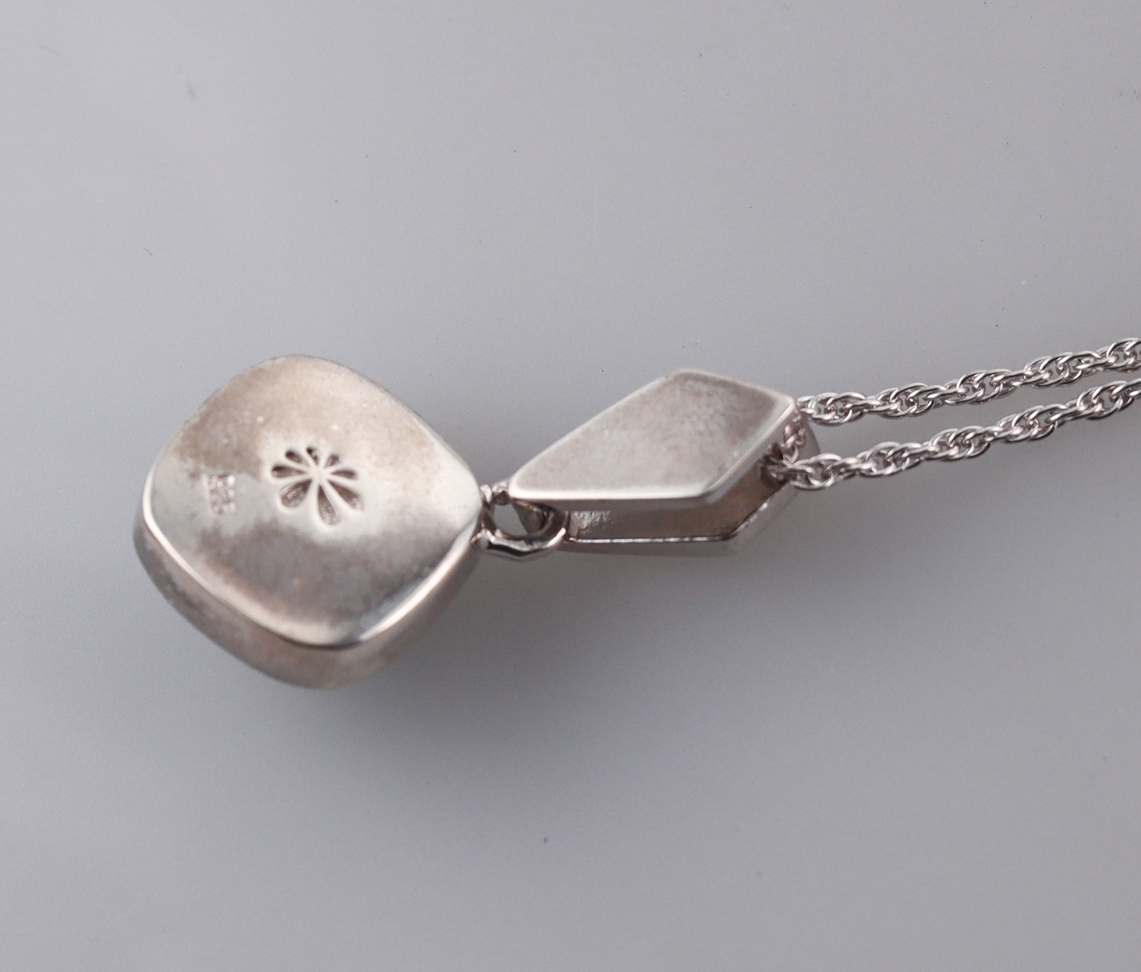 MarahLago Sterling Silver Larimar Pendant Necklace Retail $198