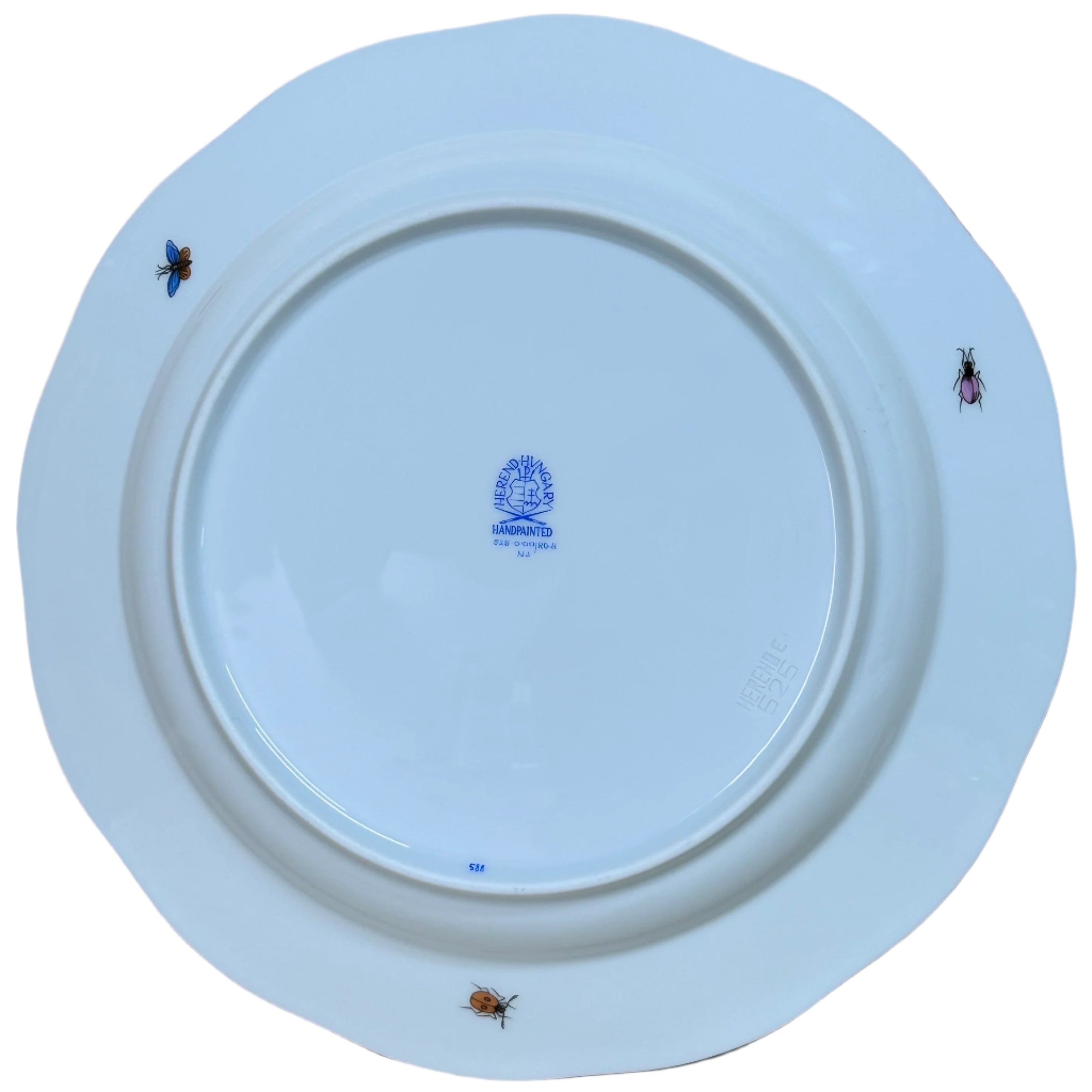 Herend Porcelain Rothschild Bird Dinner Plate Deep 525-0-00/RO-11