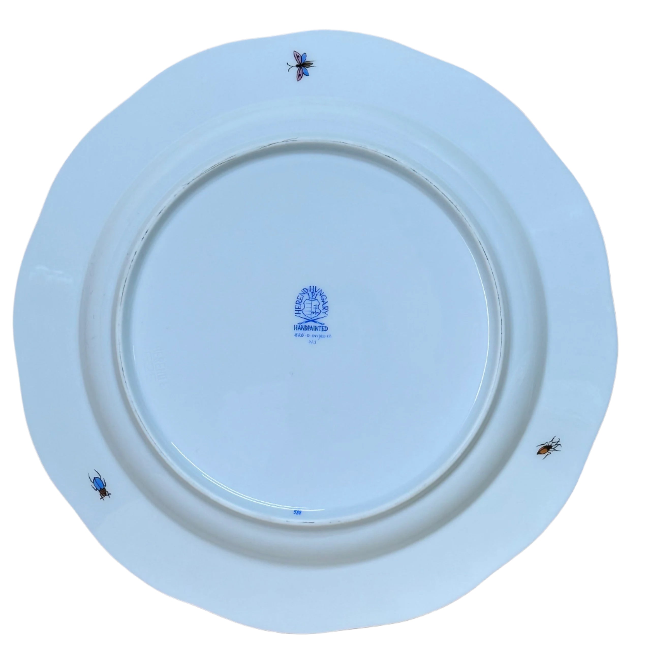 Herend Porcelain Rothschild Bird Dinner Plate Deep 525-0-00/RO-12