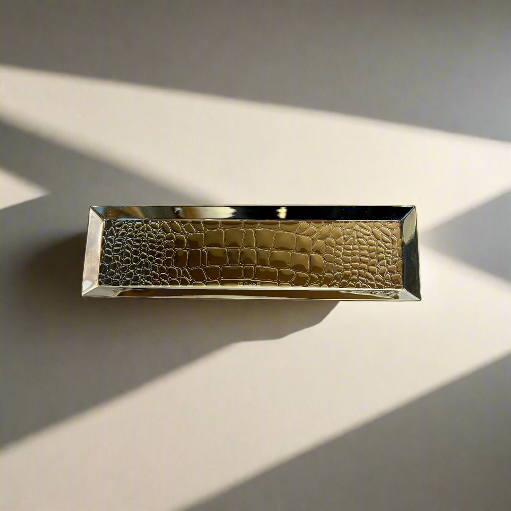 Christofle x Saint Laurent Croco D'argent Pencil Tray 4254485
