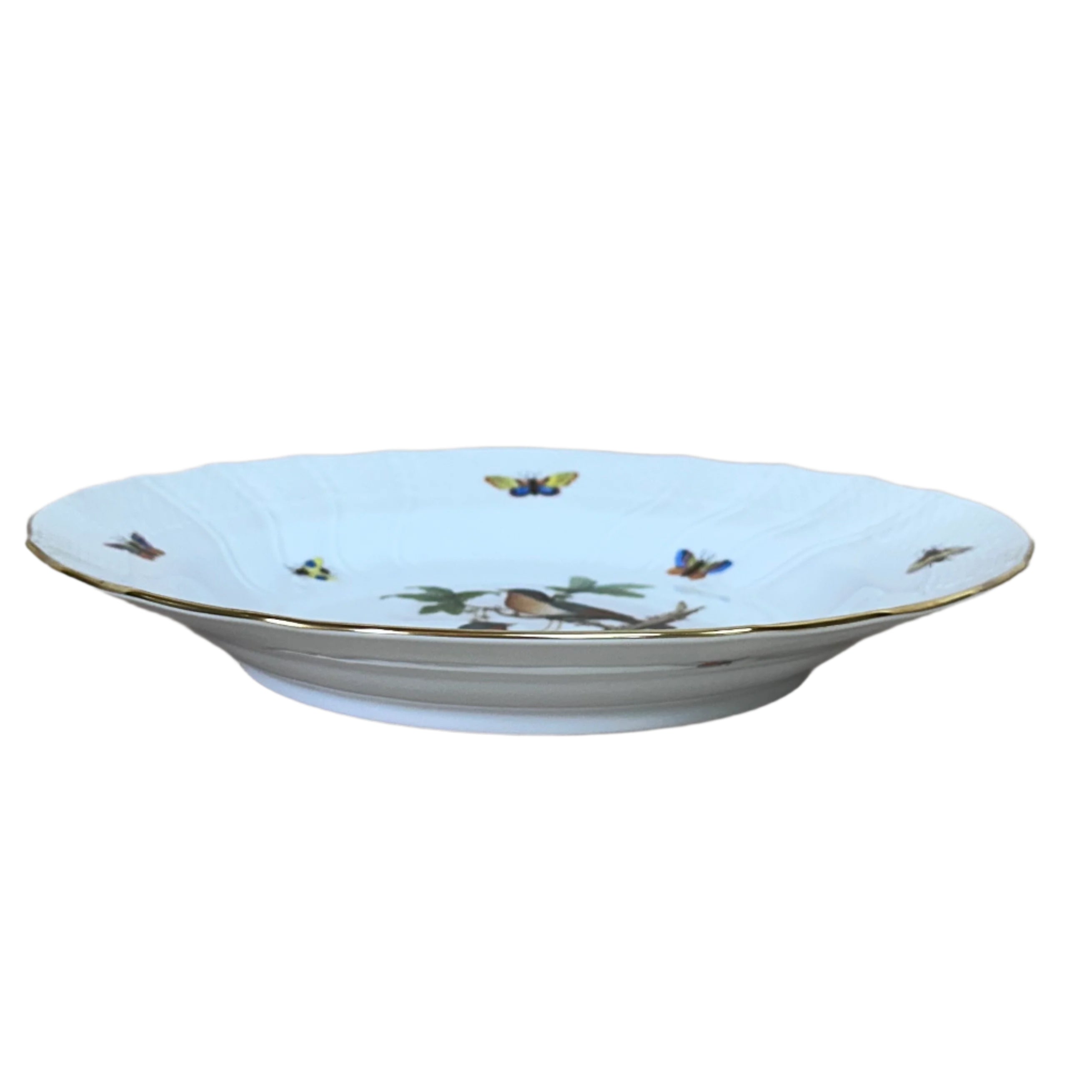 Herend Porcelain Rothschild Bird Dinner Plate 1525-0-00/RO-8