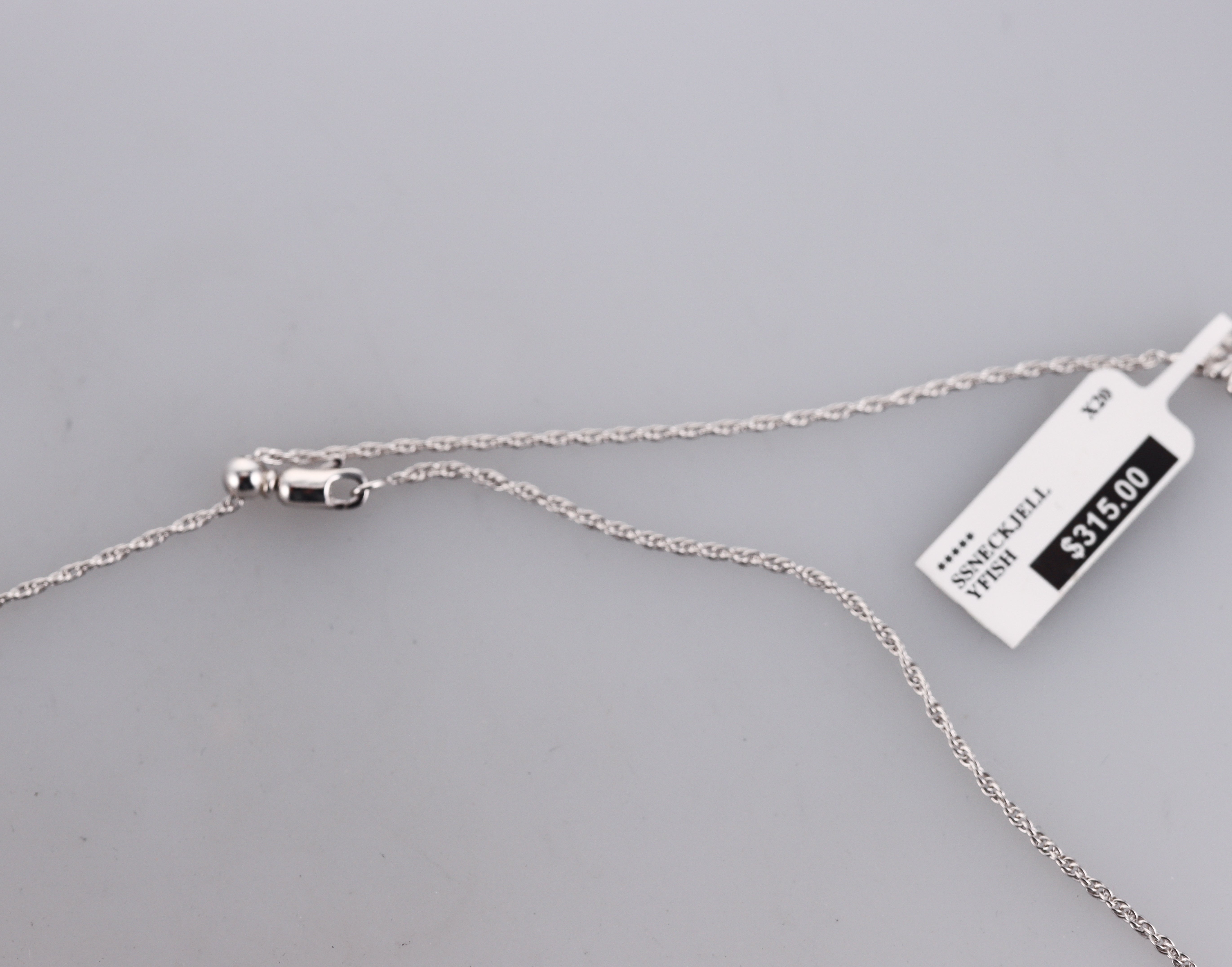 MarahLago Sterling Silver Larimar Jellyfish Pendant Necklace Retail $315