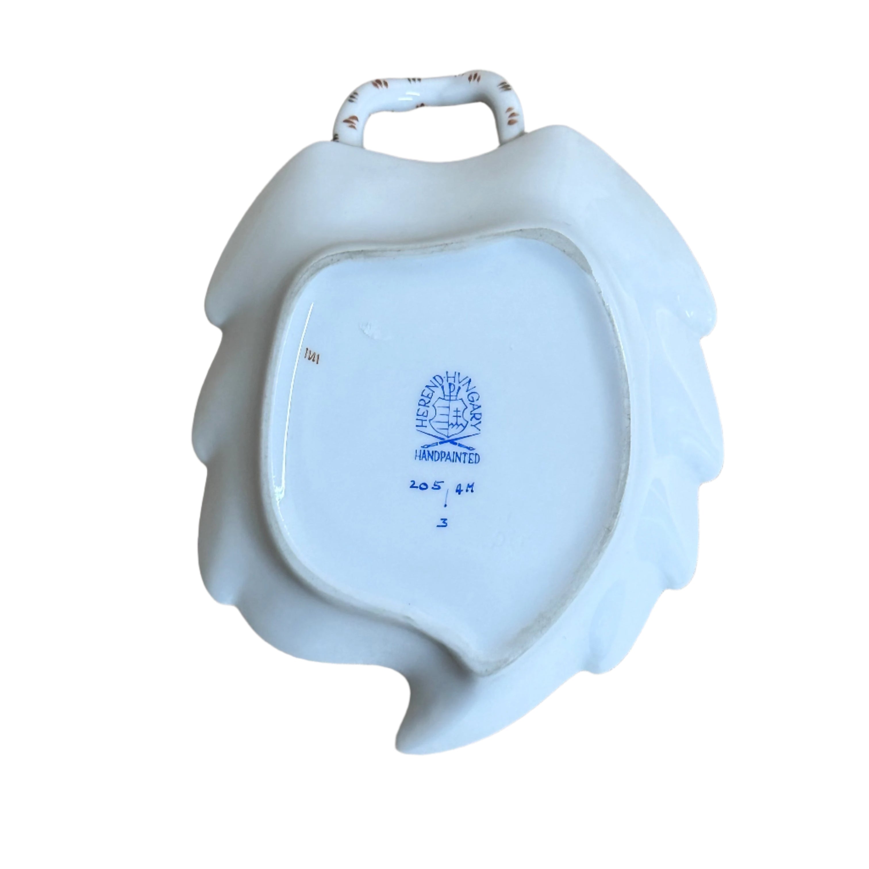 Herend Chinese Bouquet Orange Small Leaf Dish 205/AM