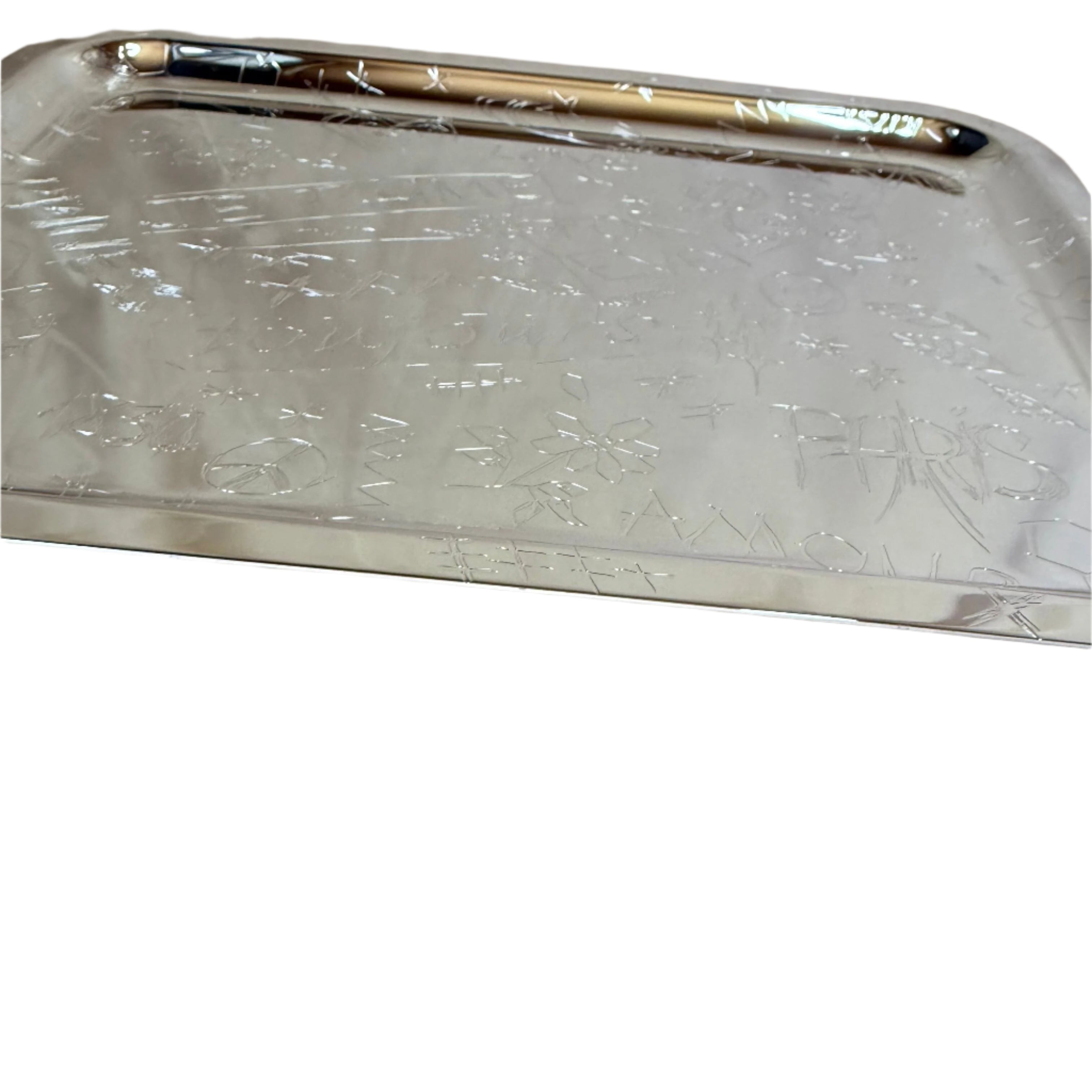 Christofle Graffiti Silver-Plated Tray B0420044502